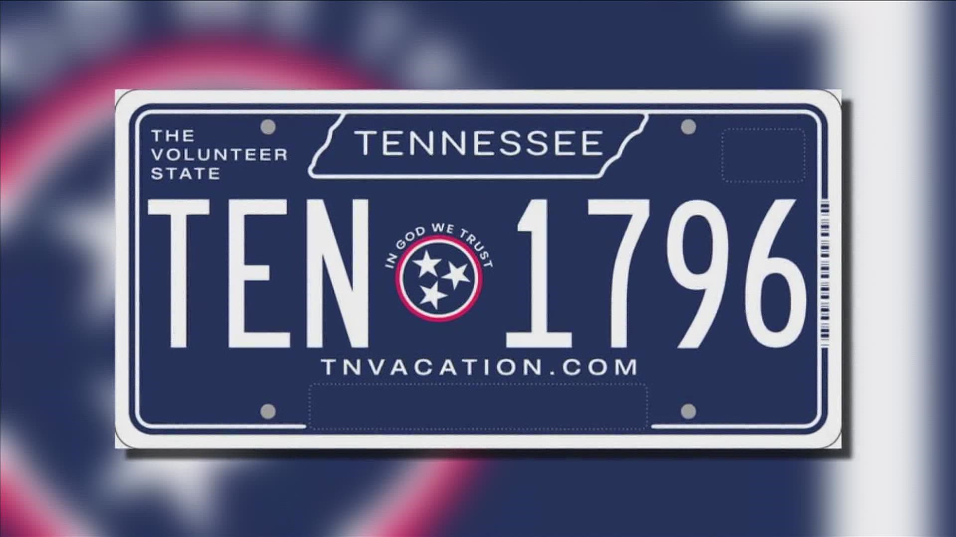 The new license plates are the first official redesign since 2006. The phrase "In God We Trust" was first introduced as an option in 2017.