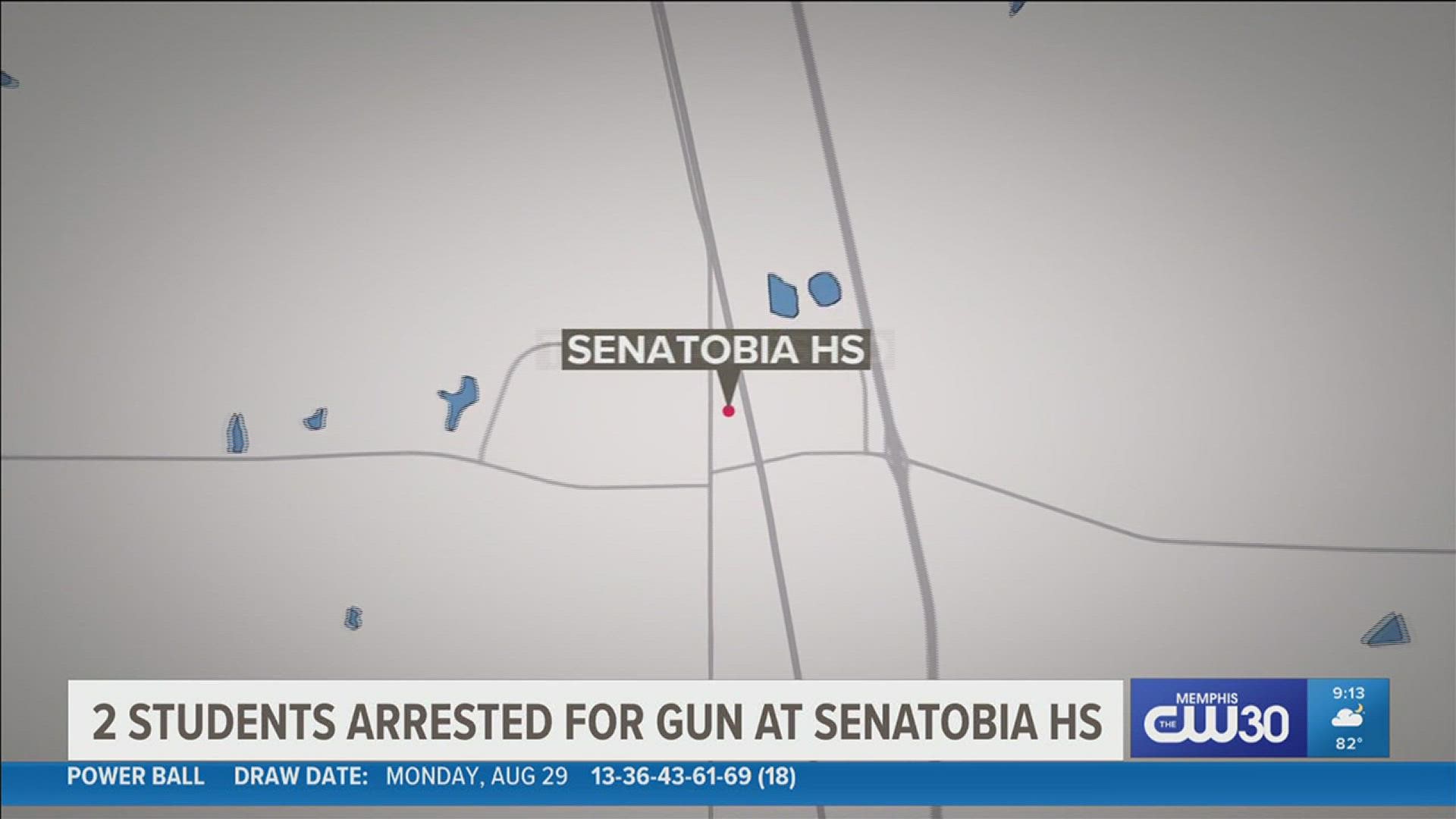 Senatobia, Mississippi, Police said two students were seen with THC vapes, which led to the discovery of a gun in one of their cars.