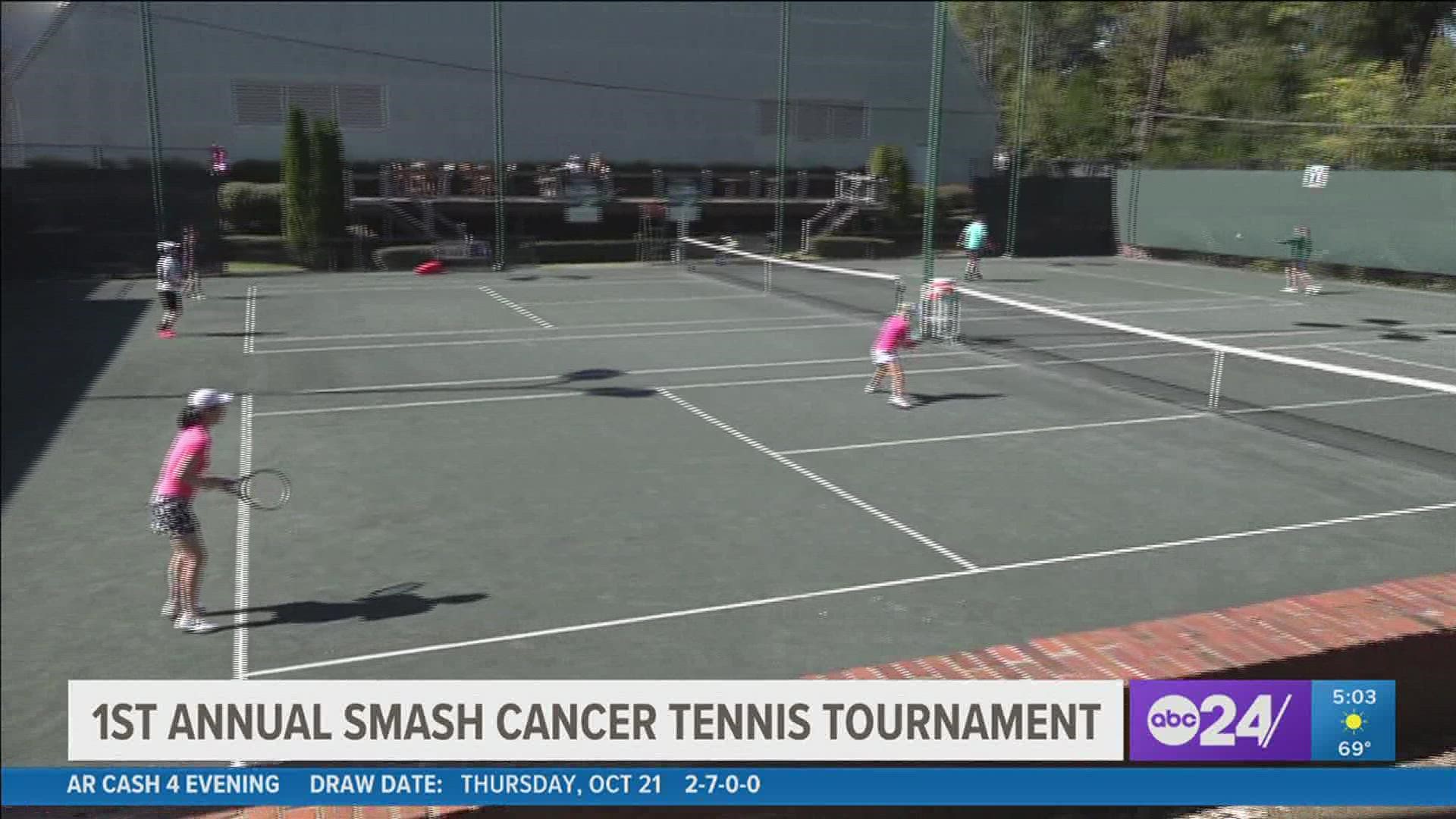 They competed Friday in the very first annual Smash Cancer Tennis Tournament at the University Club of Memphis.