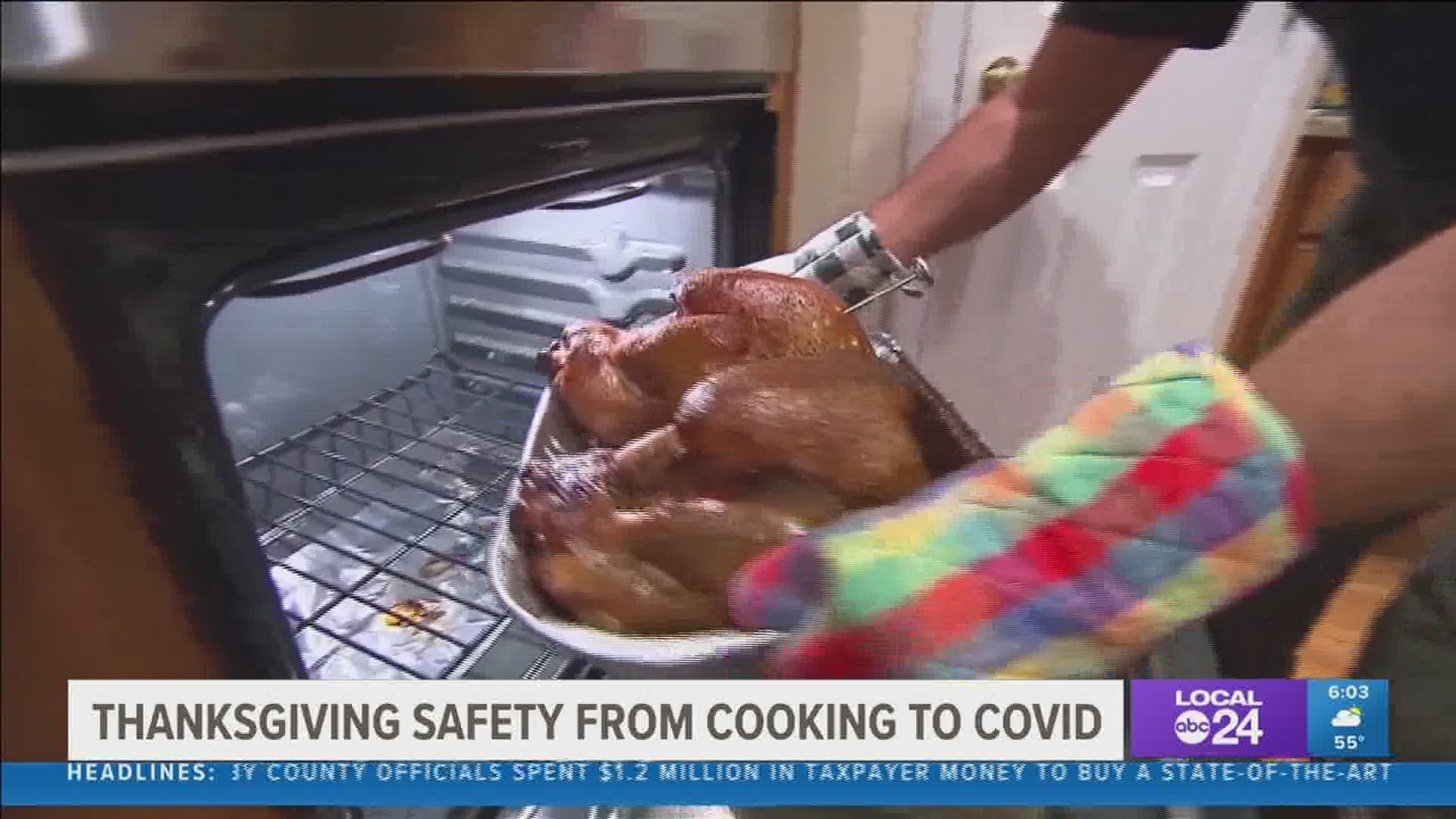 Not only are we dealing with a pandemic this Thanksgiving. The holiday is also number one for cooking fires in the U.S.