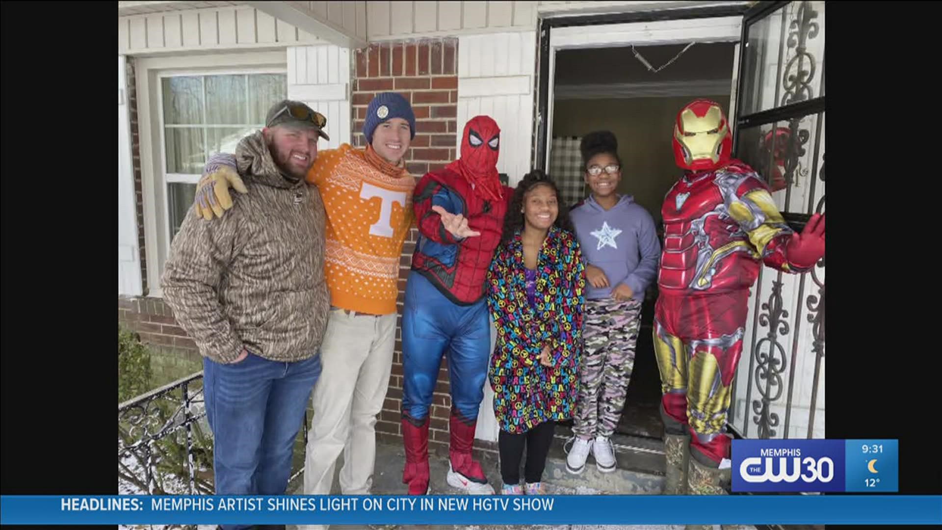 Volunteers with My Town Miracles delivered gifts to 85 families – that’s 210 children in several Memphis areas, including Orange Mound, Bethel Grove, and more.