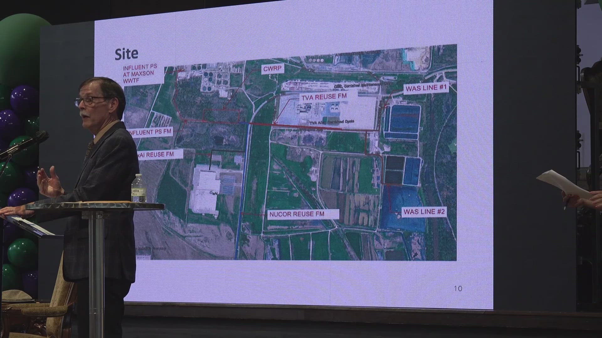 TDEC held a public meeting to discuss a proposed wastewater recycling plant in South Memphis that could conserve 13 million gallons of groundwater daily.