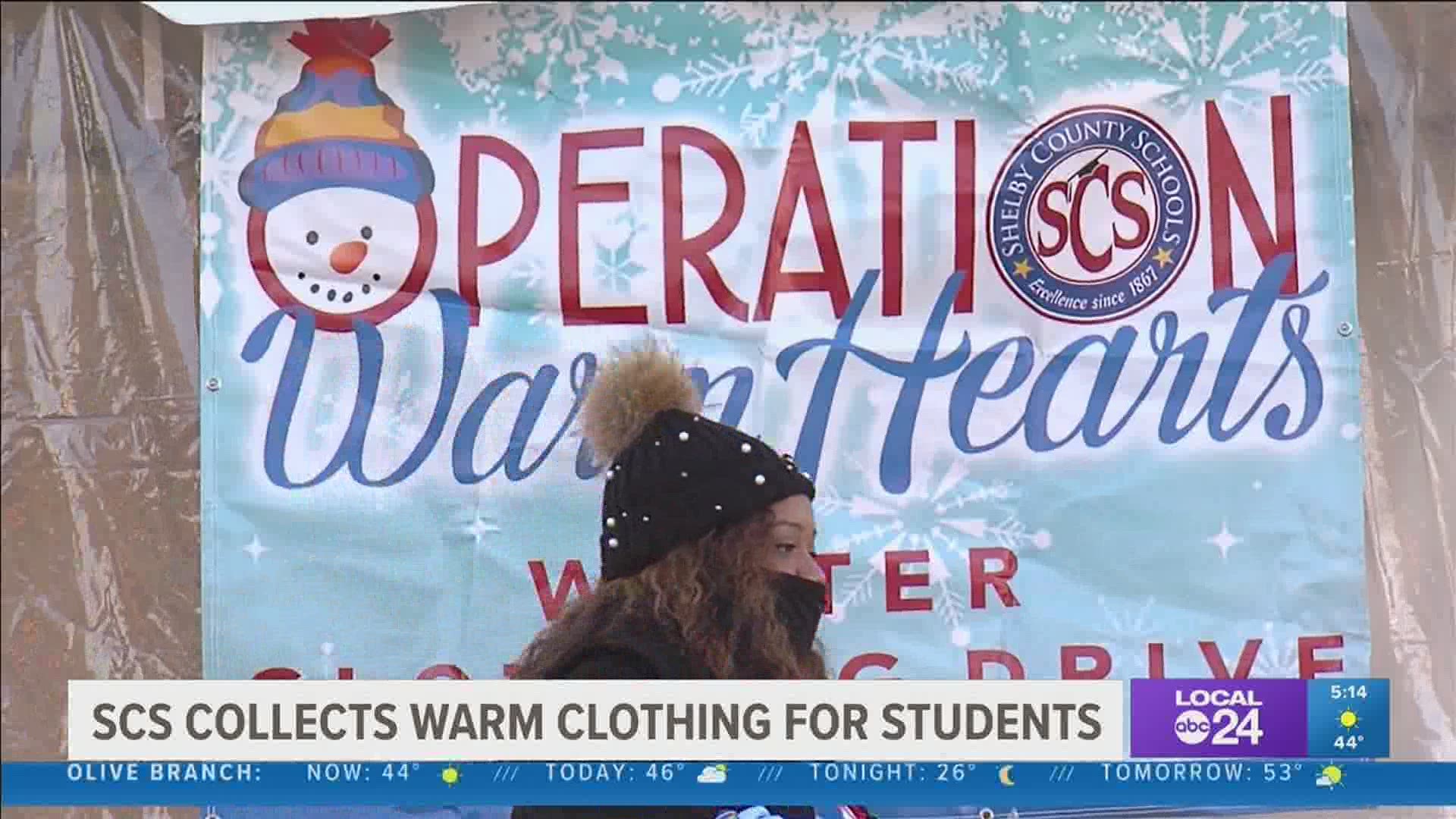 On Giving Tuesday, SCS hosts its sixth-annual Operation Warm Hearts Winter Clothing Drive.