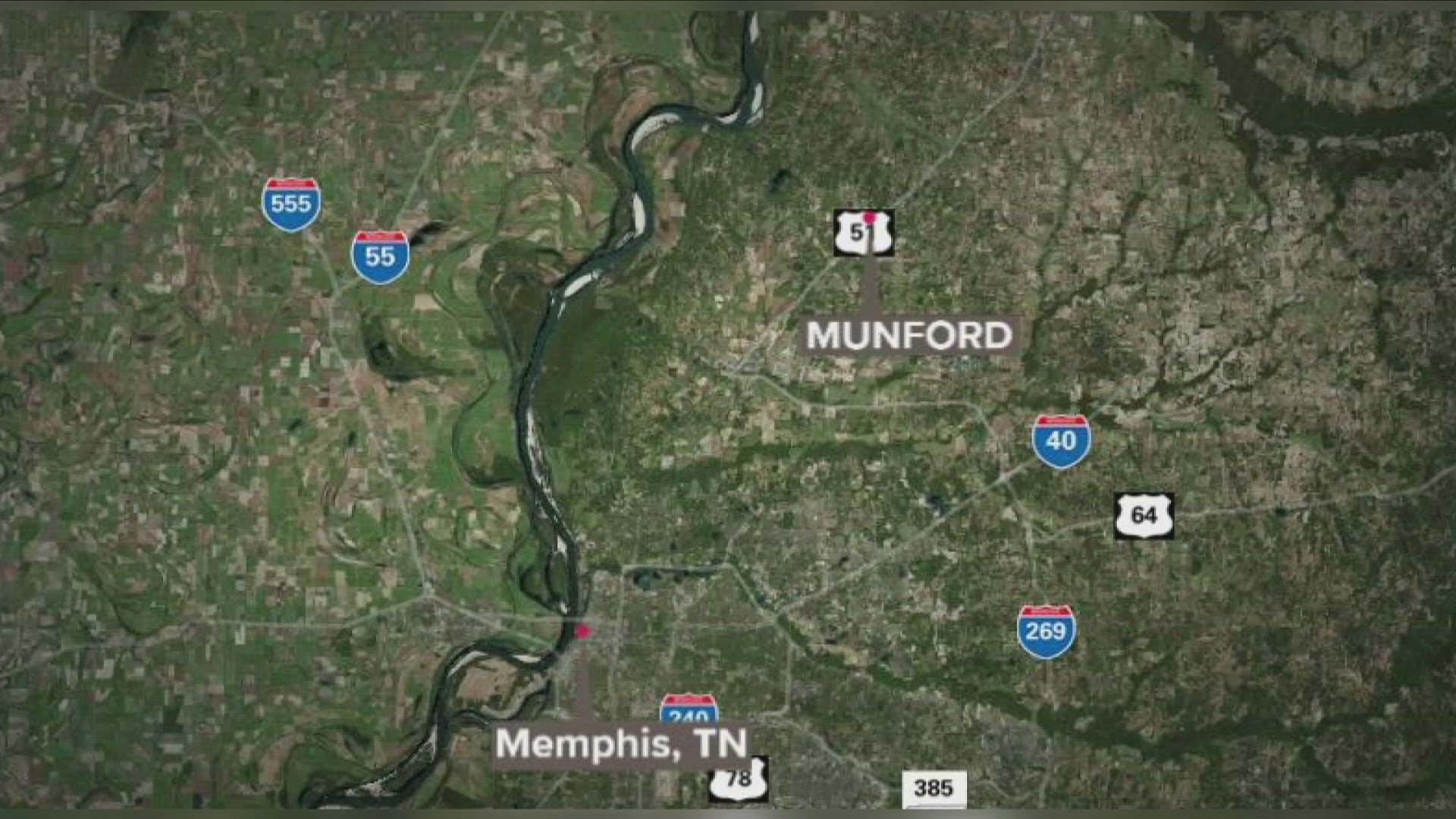 A teenager was found near a high school in Munford, Tennessee with what appeared to be a gunshot wound to the leg, according to Munford Police.