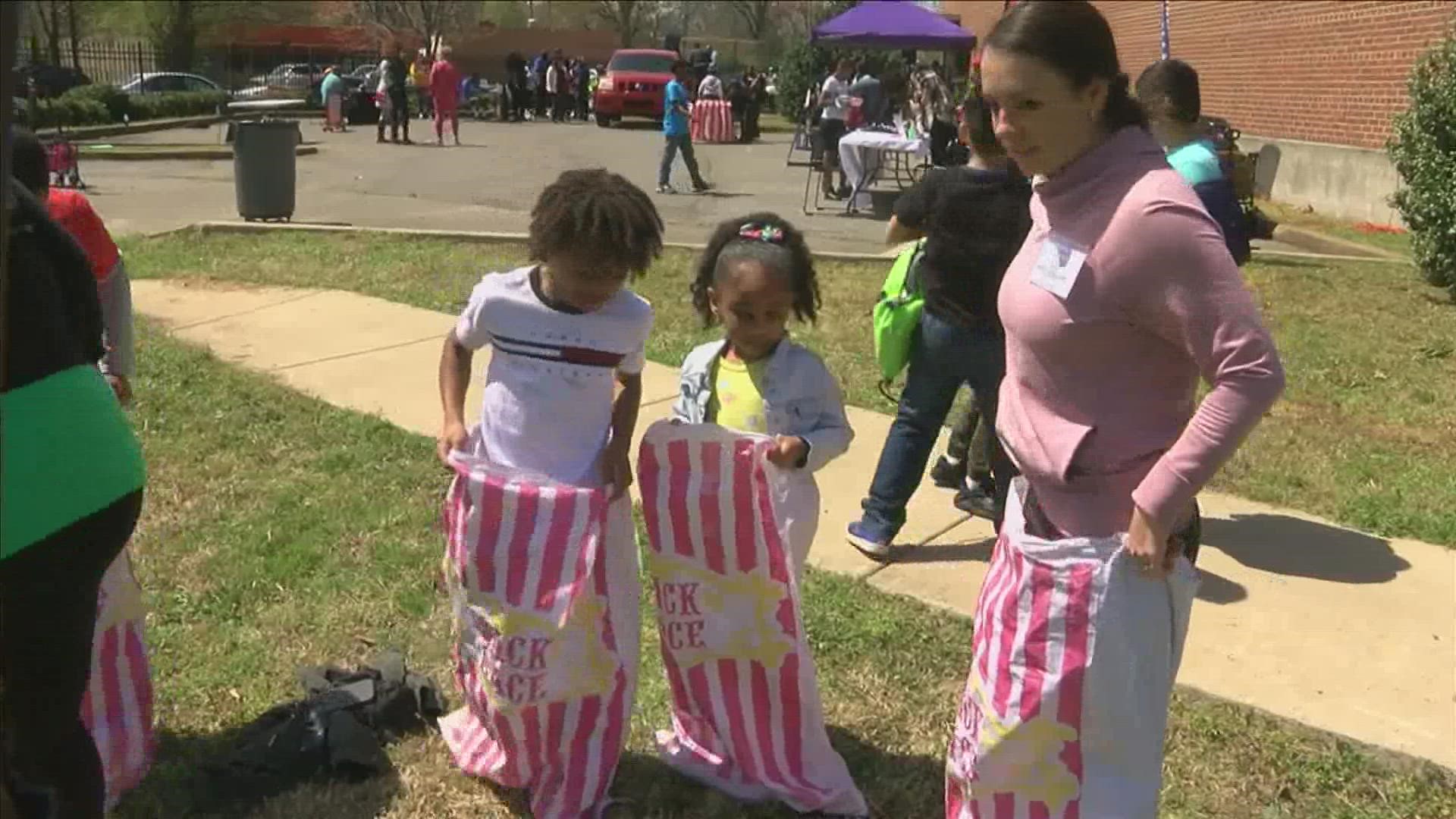 Along with fun for the kids, volunteers were on hand to get Memphians registered to vote before Monday’s deadline.