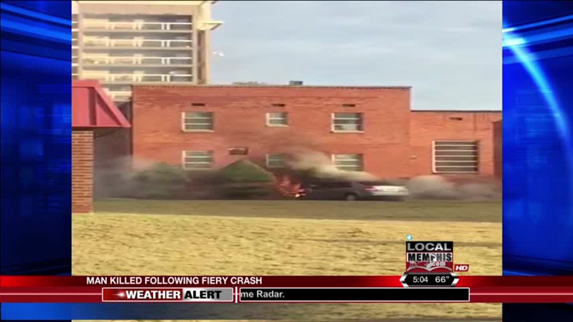 Driver Dies After Crashing Into Downtown Building | localmemphis.com