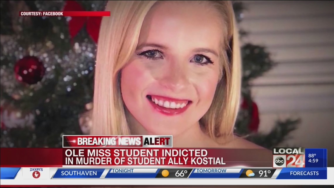Classmate of slain Ole Miss student Ally Kostial indicted for capital