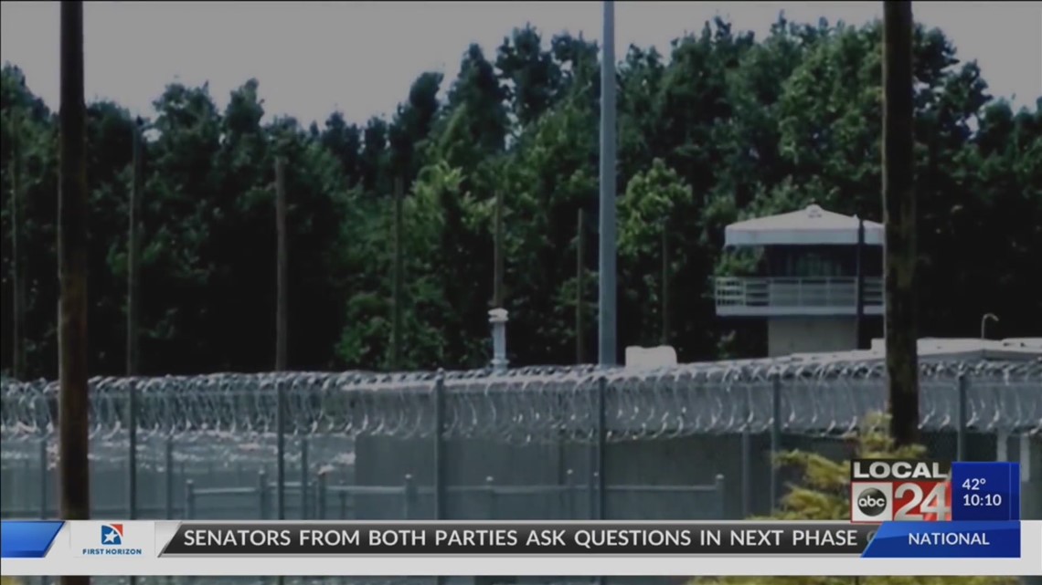 Exclusive inmate in Unit 29 at Mississippi State Penitentiary in Parchman is relieved the