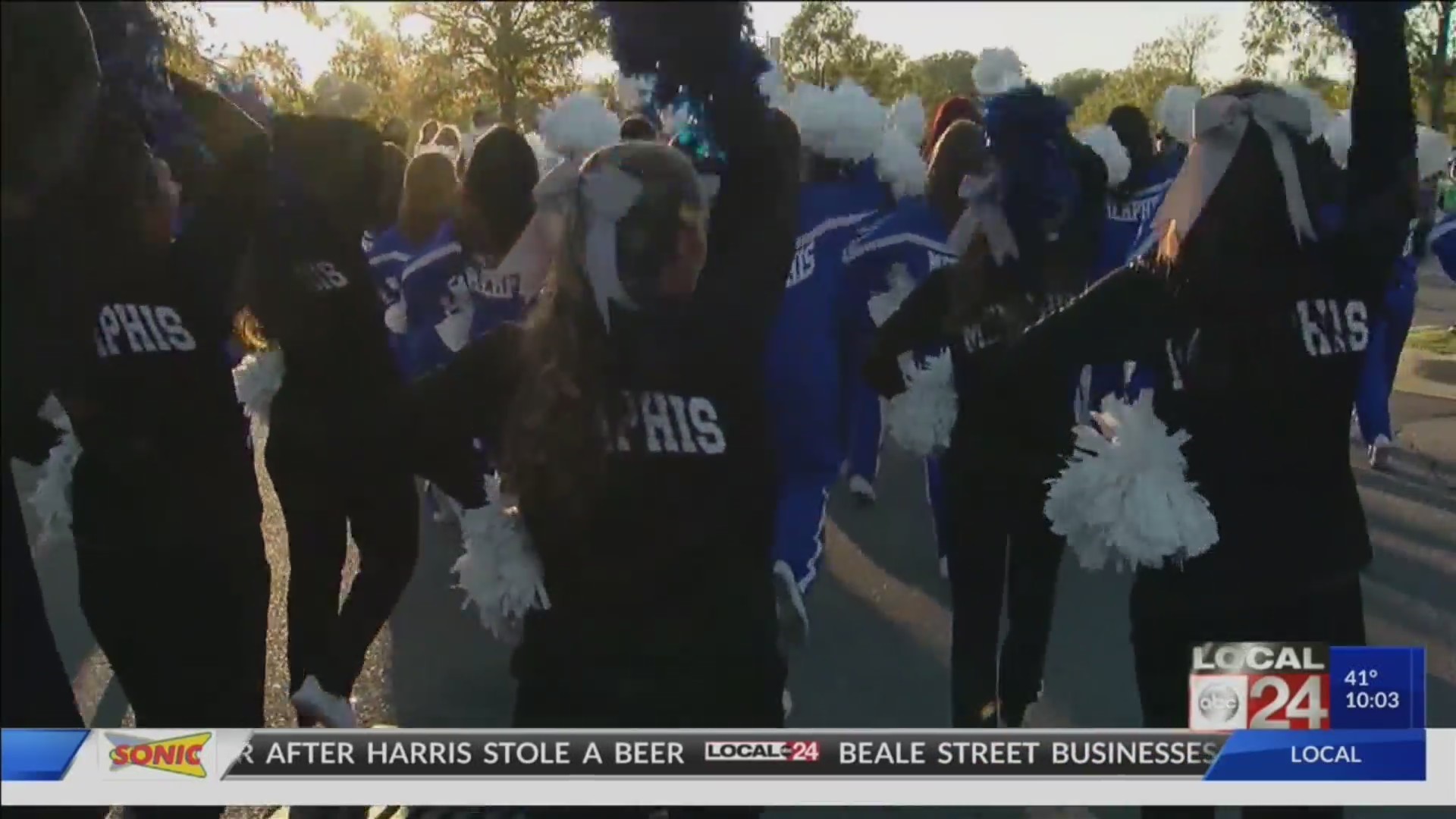 Memphis Tiger fans celebrate Homecoming ahead of nationally televised game