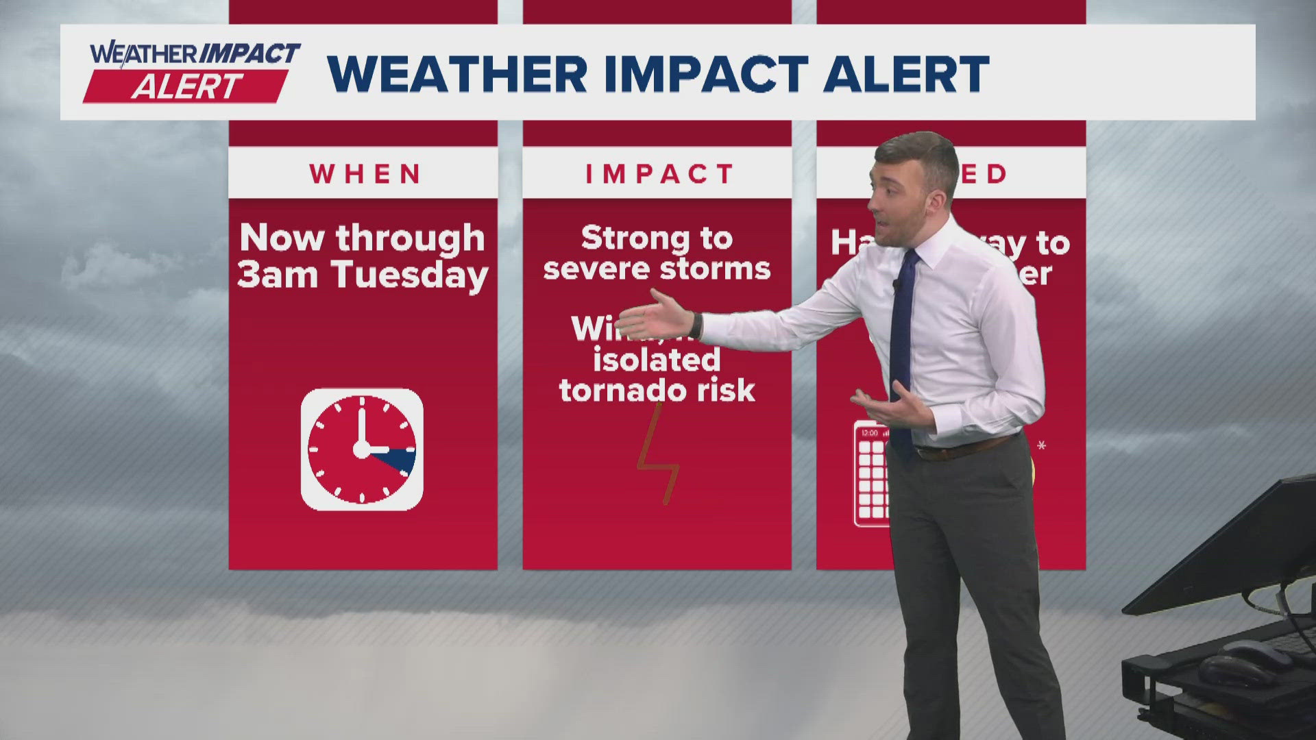 Strong to severe storms possible Monday night in the Memphis area, more ...