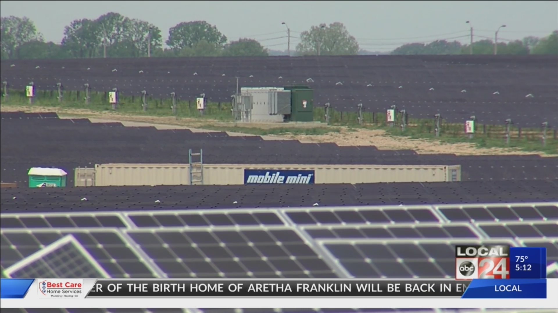 Millington goes green with the largest solar farm in Tennessee