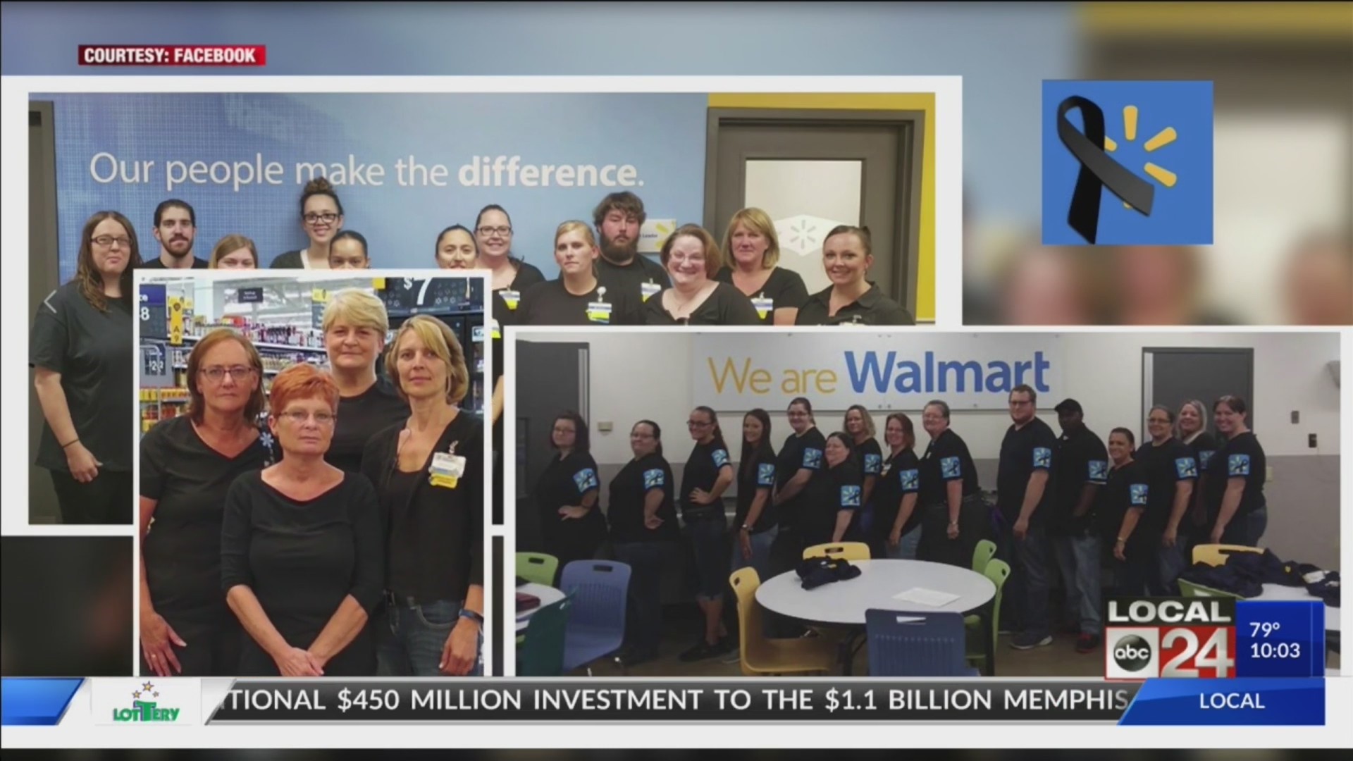 Walmart employees across the country show support for Southaven murder victims