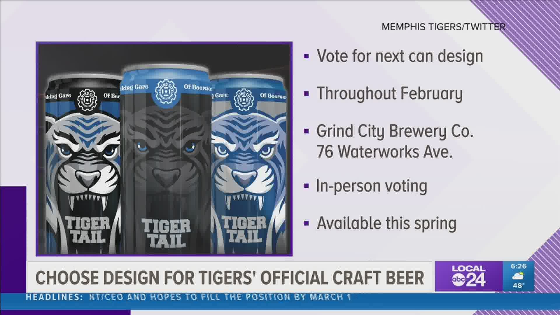 Grind City Brewery has partnered with the Memphis Tigers to create a new craft malt liquor.