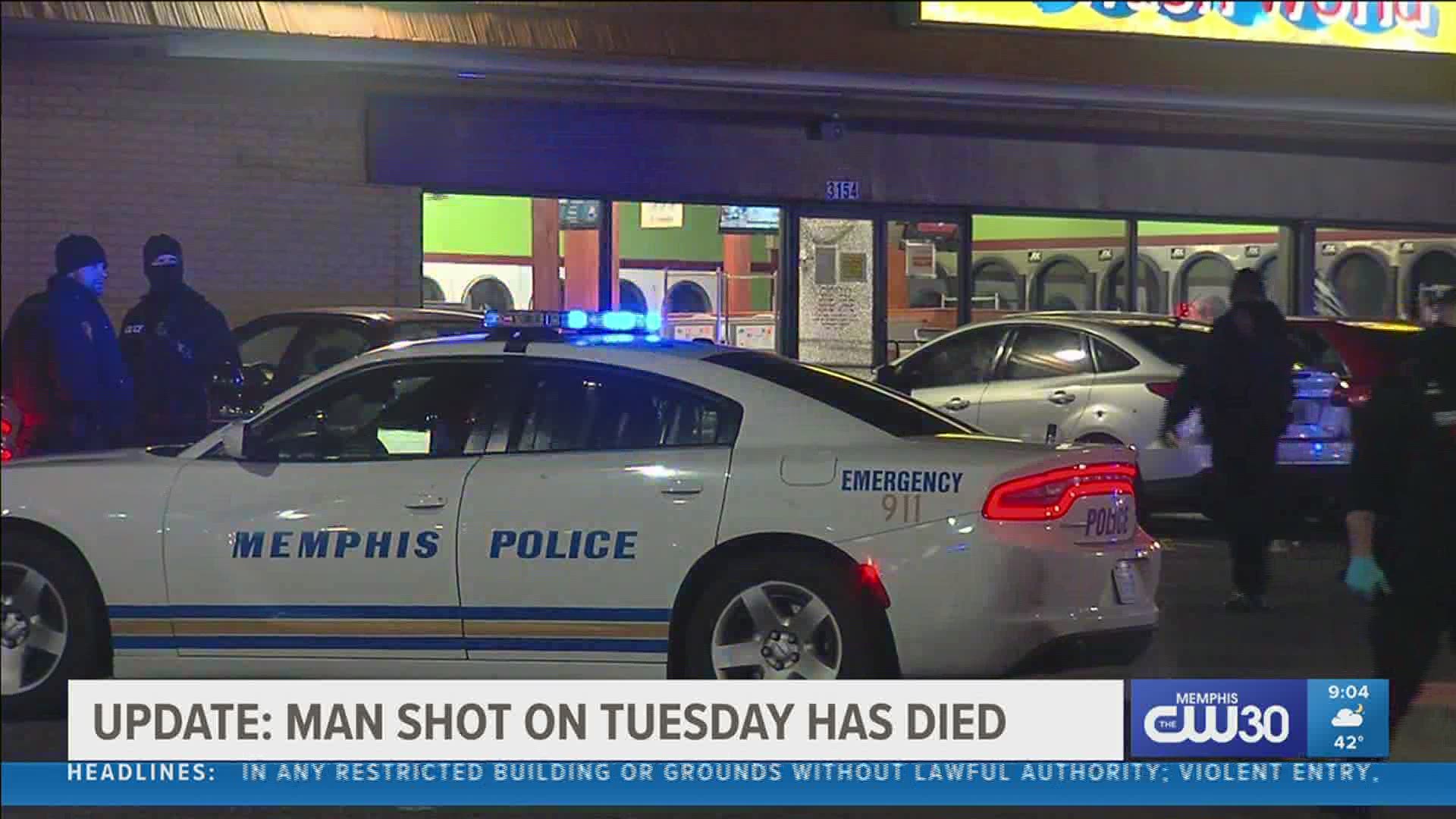 Man dies after Tuesday night shooting at Parkway Village laundromat