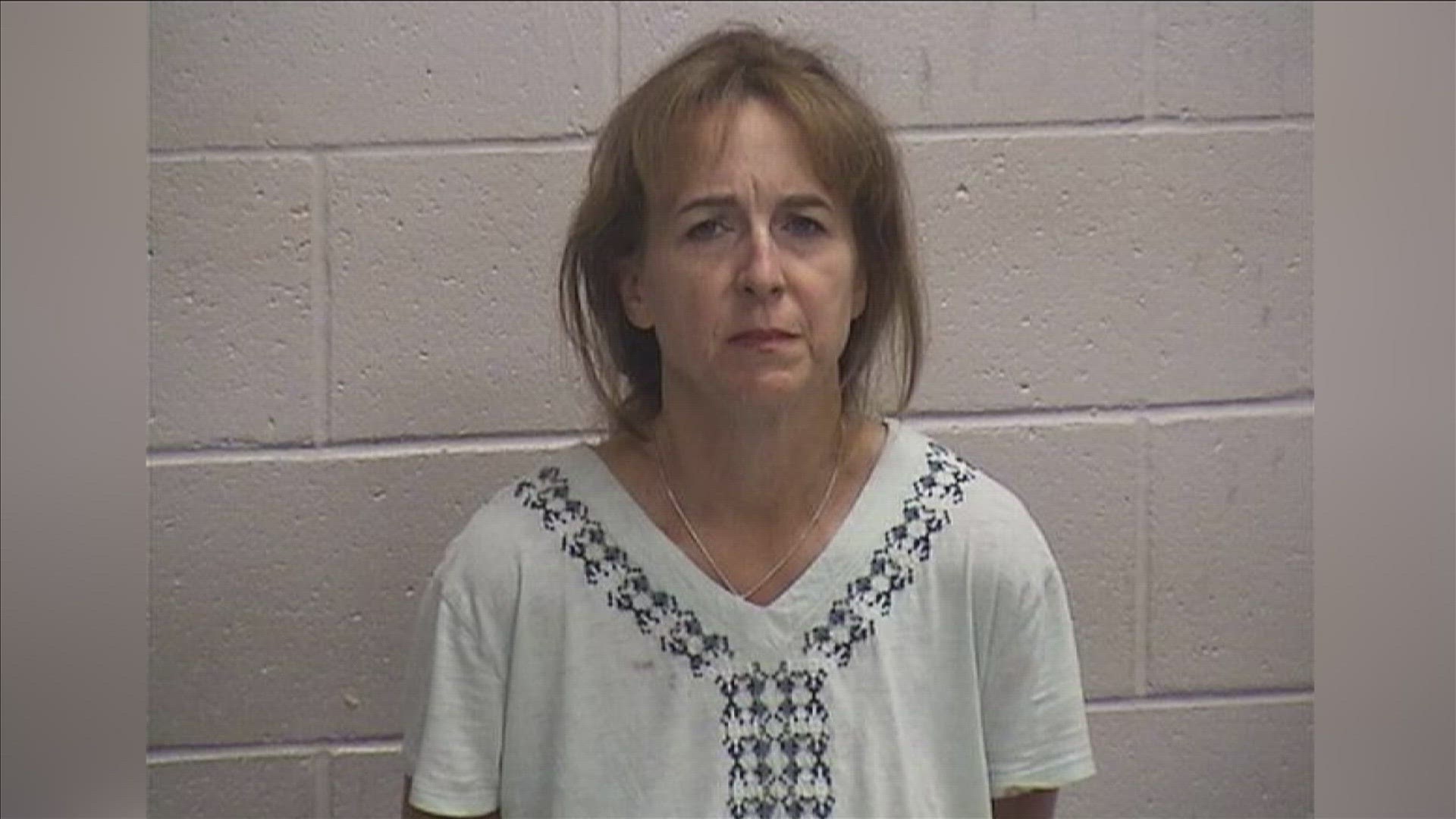 Fifty-four-year-old Angela Campbell was arrested and charged with murder Sunday night after Horn Lake Police found her father and brother with stab wounds.