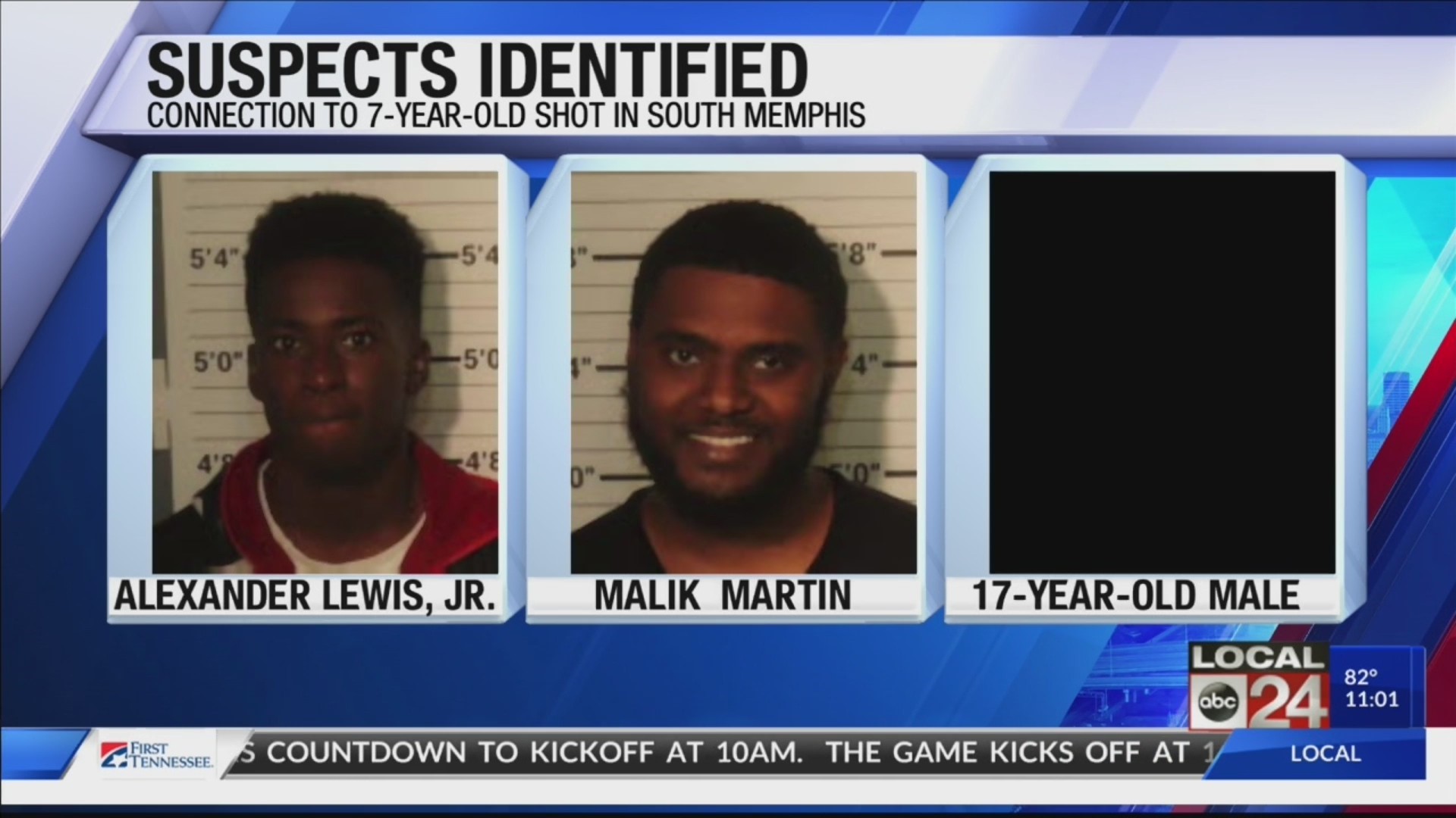 Three arrested in shooting that injured child in South Memphis