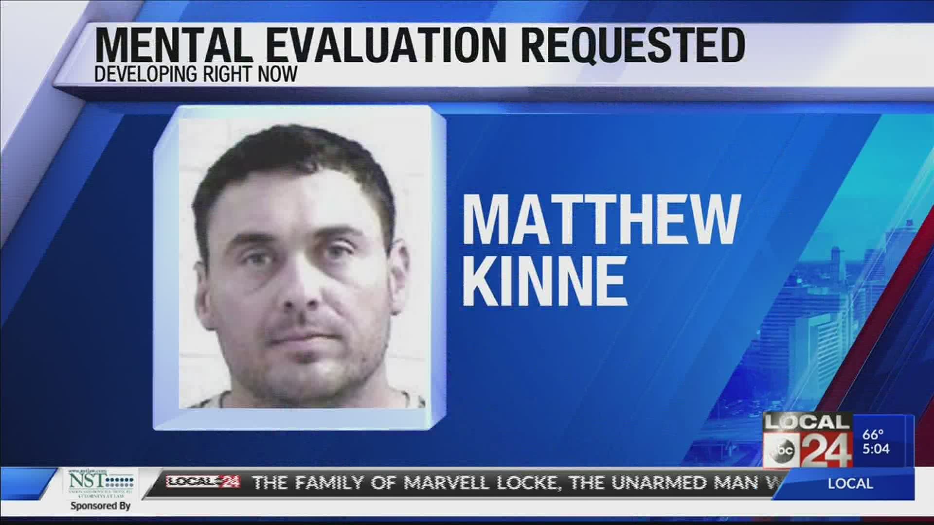Matthew Kinne is charged with capital murder in the May 2019 death of 32-year-old Dominique Clayton.