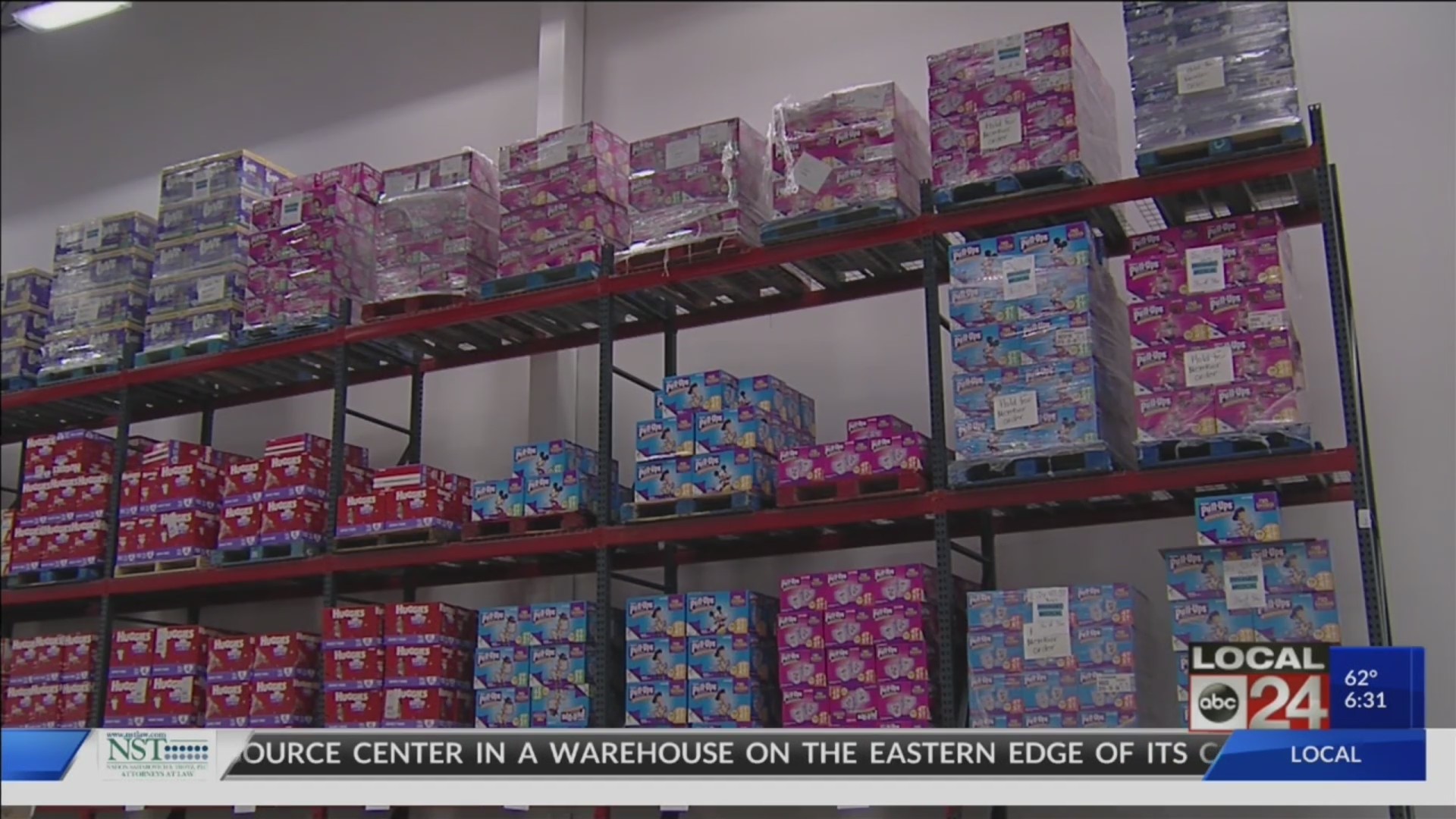 Mid-South Food Bank launches diaper bank, prepares for distribution - 6:30AM