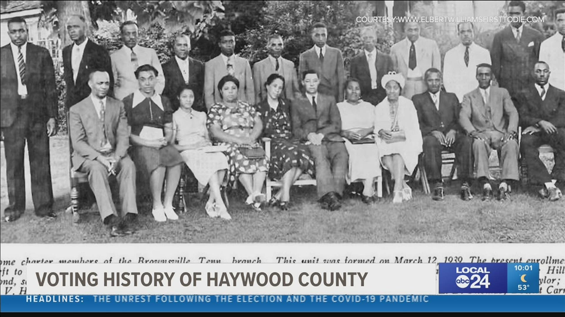 Haywood County has a population of roughly 17,500 people.  More than 7,000 voted in the 2020 presidential election and it’s been a blue leaning county for decades.
