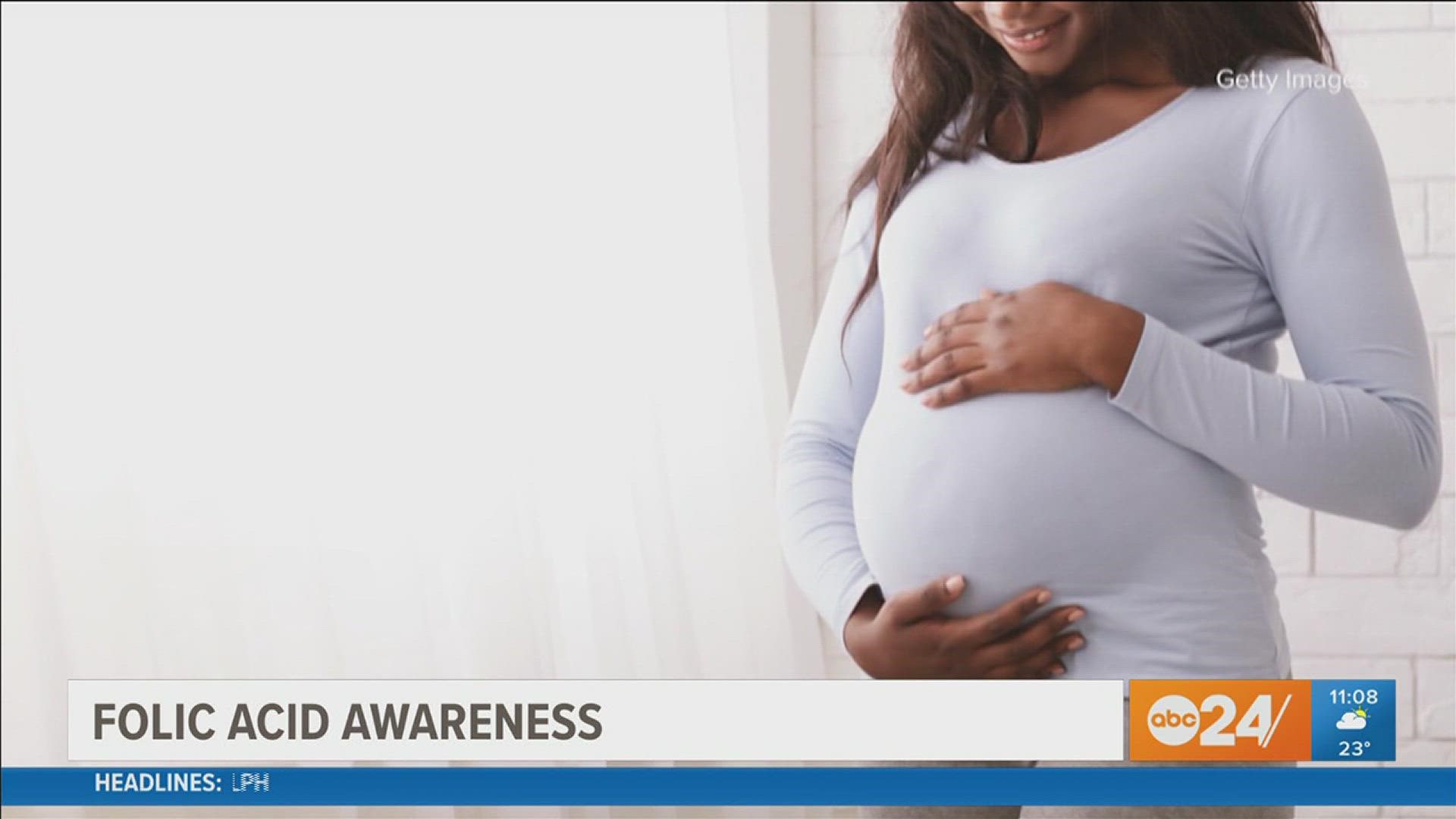 The CDC recommends getting 400mg of folic acid everyday to prevent brain or spine defects during pregnancy.