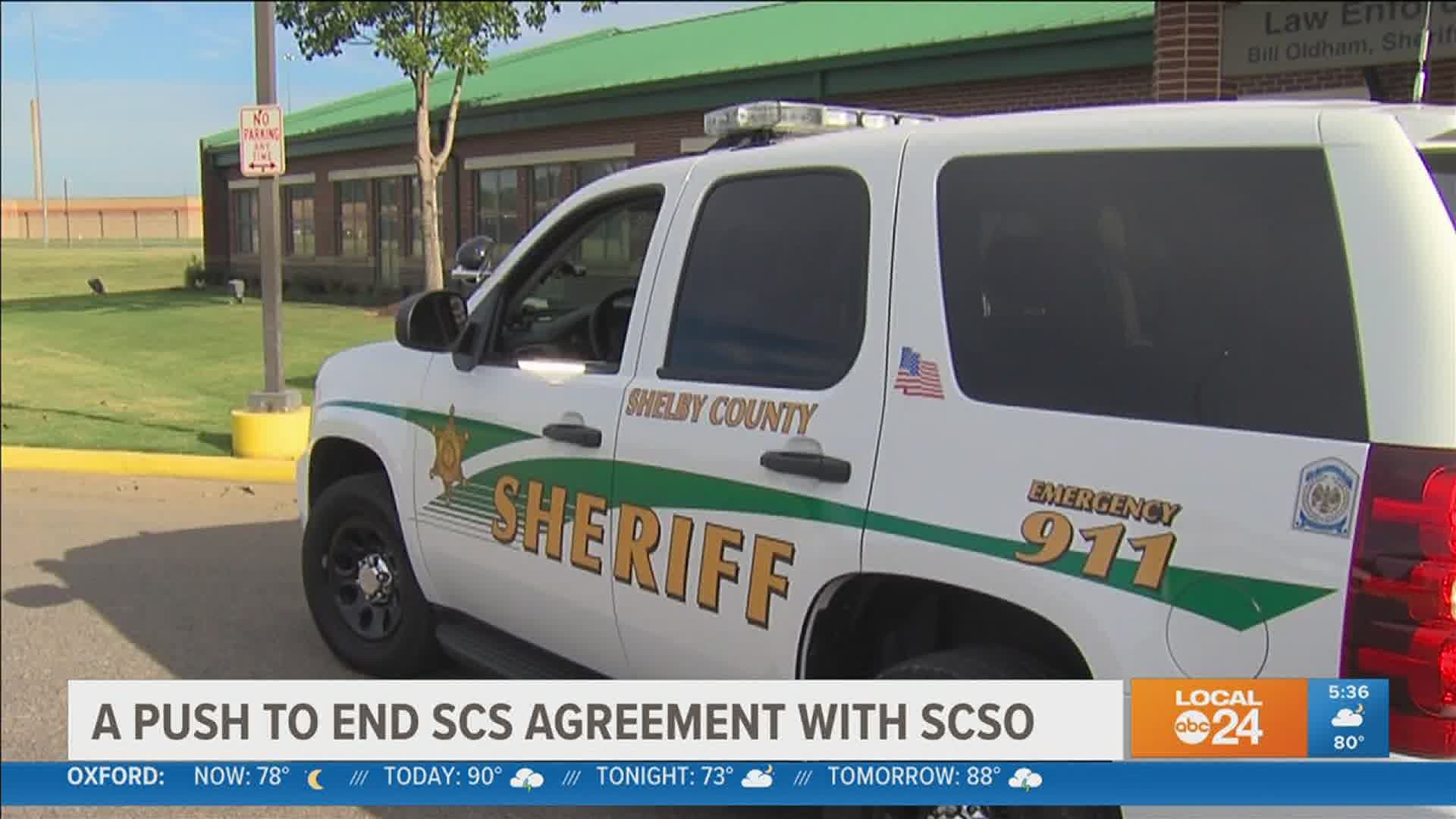 Stand for Children - Tennessee calls on SCS to ends its agreement with the Shelby County Sheriff's Office which places some deputies at schools