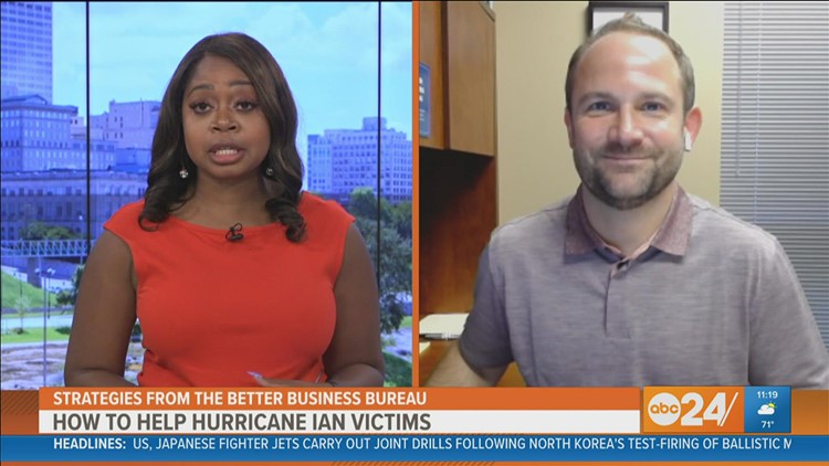 BBB: Avoiding scams when donating to help after Hurricane Ian