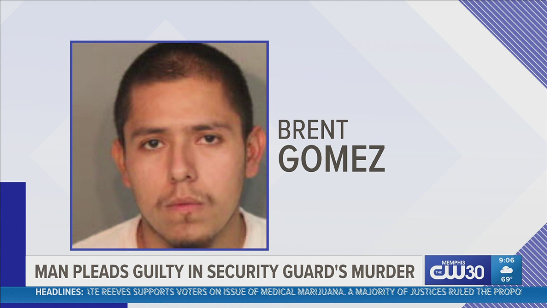 Brent Gomez pled guilty to second-degree murder in the death of Jose Alberto Vilchis Villareal and was sentenced to 30 years in prison.