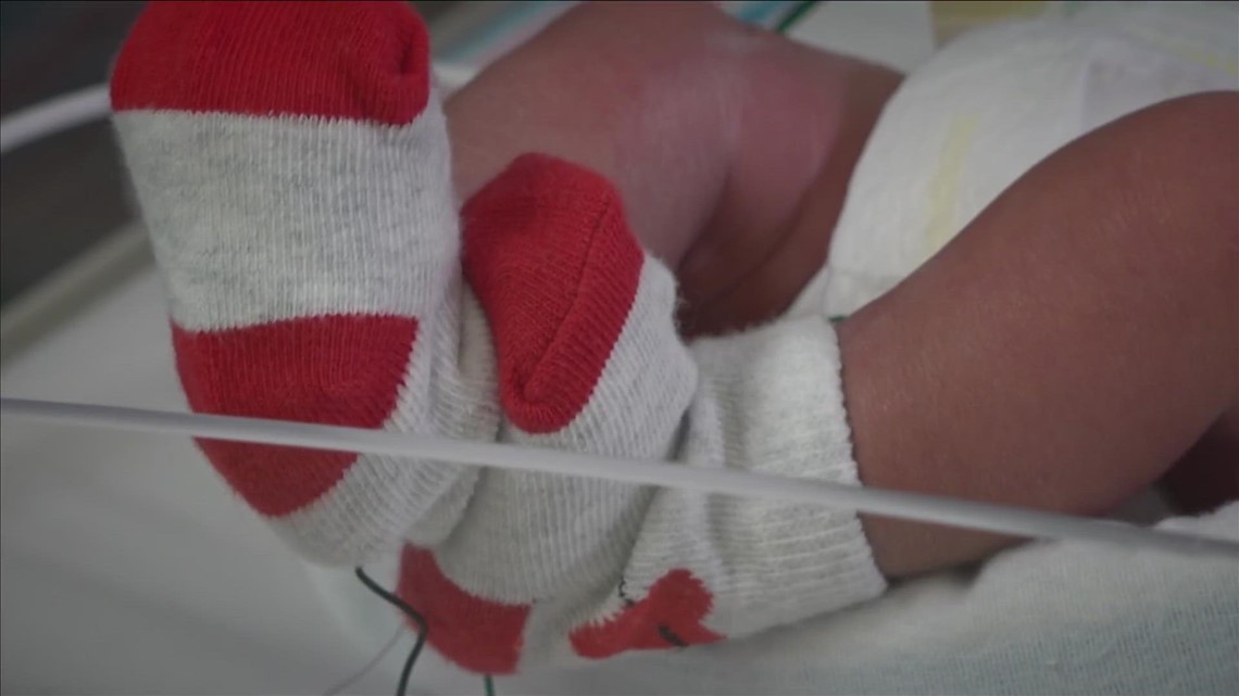 Babies at Saint Francis Hospital tale part in National Go Red Day