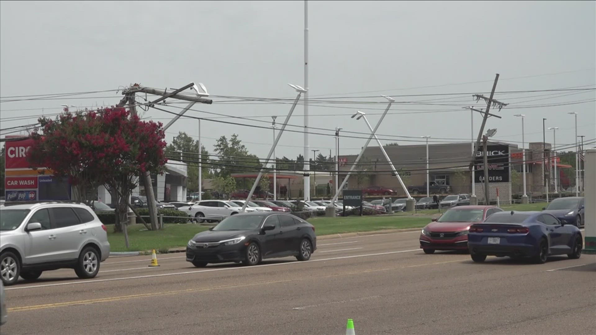 Southaven Police said repairs will take into Thursday evening, and the area of Goodman Road and Airways Blvd. is closed indefinitely.