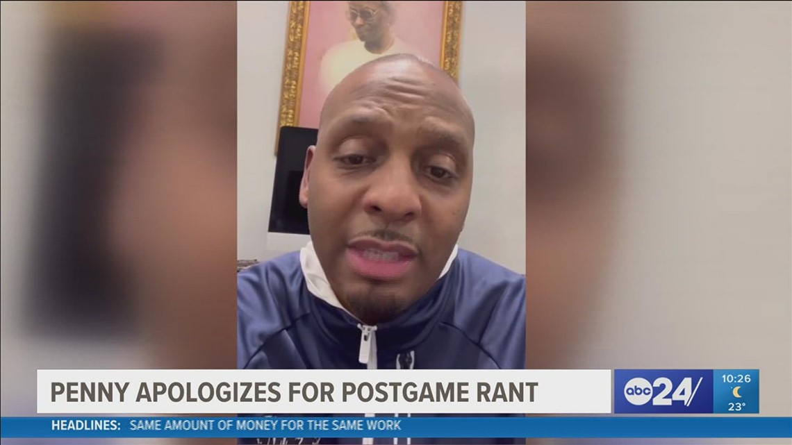 Penny Hardaway apologies to Memphis, players, and the fans for post-game rant