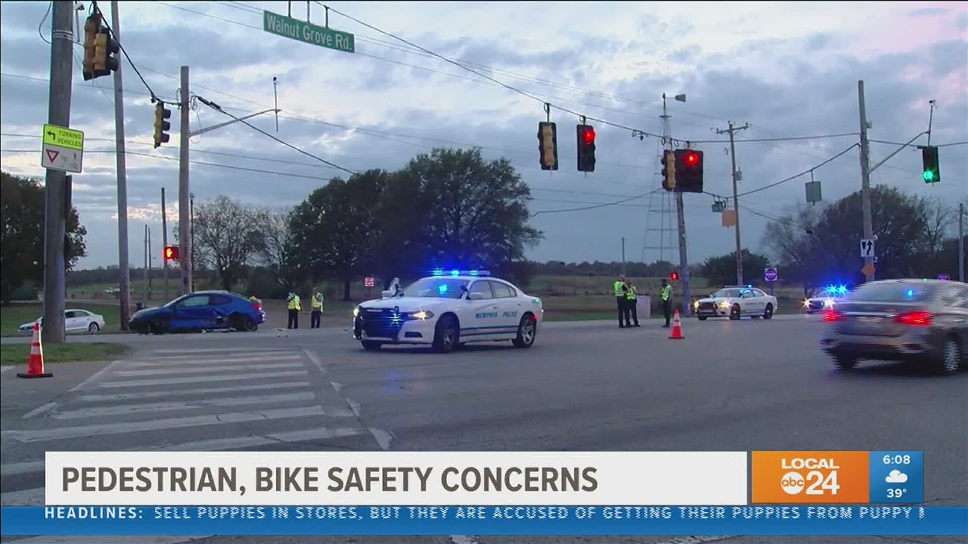 In 2020, more people were killed while walking, jogging or biking on streets in Shelby County.