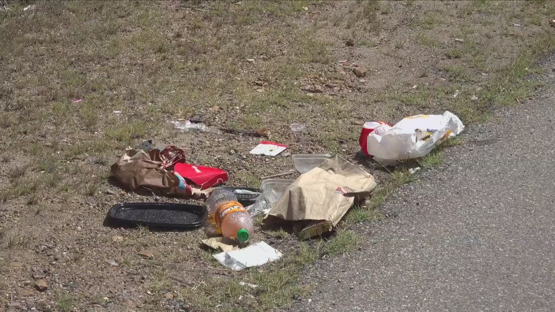 After coming to an ABC24 Let's Talk Community Listening Session, she says trash has been sitting at the Germantown Parkway intersection for months.