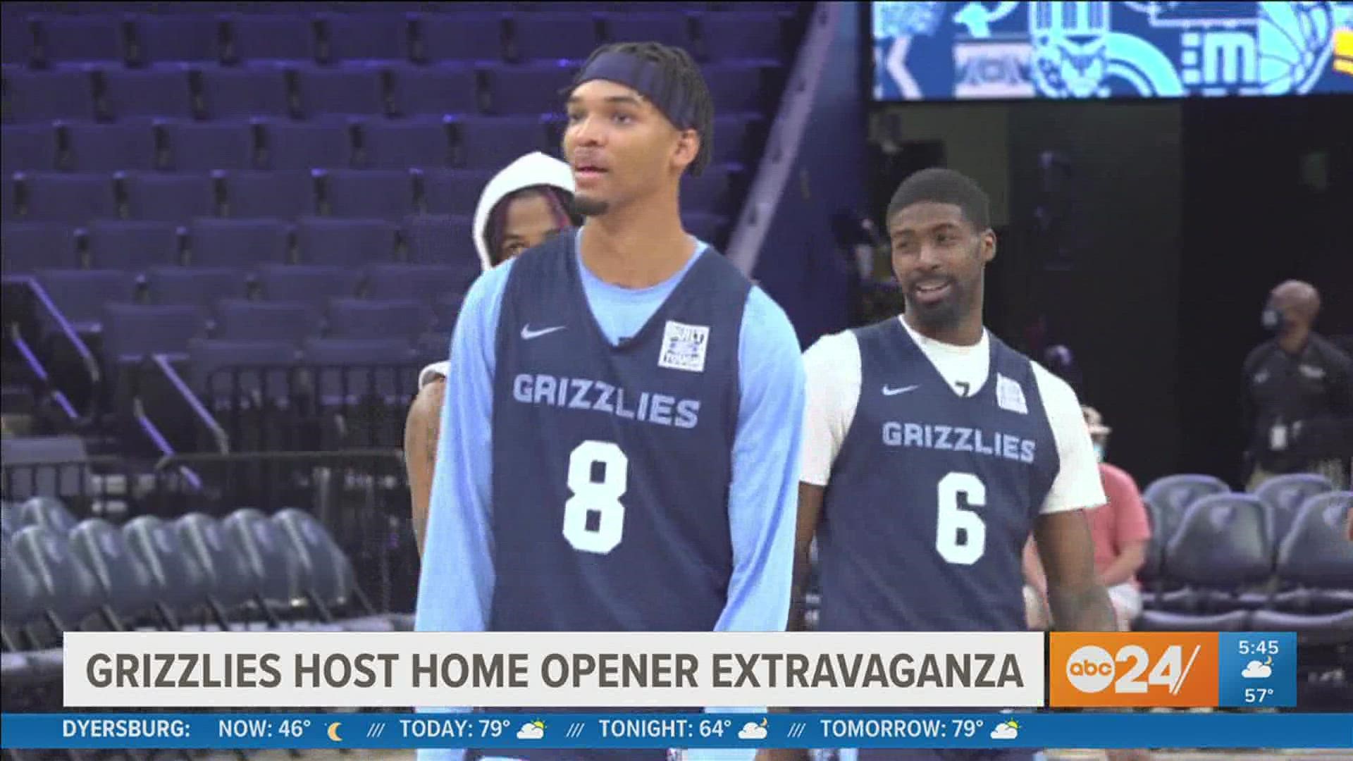 The Memphis Grizzlies open their season at home Wednesday night against Cleveland