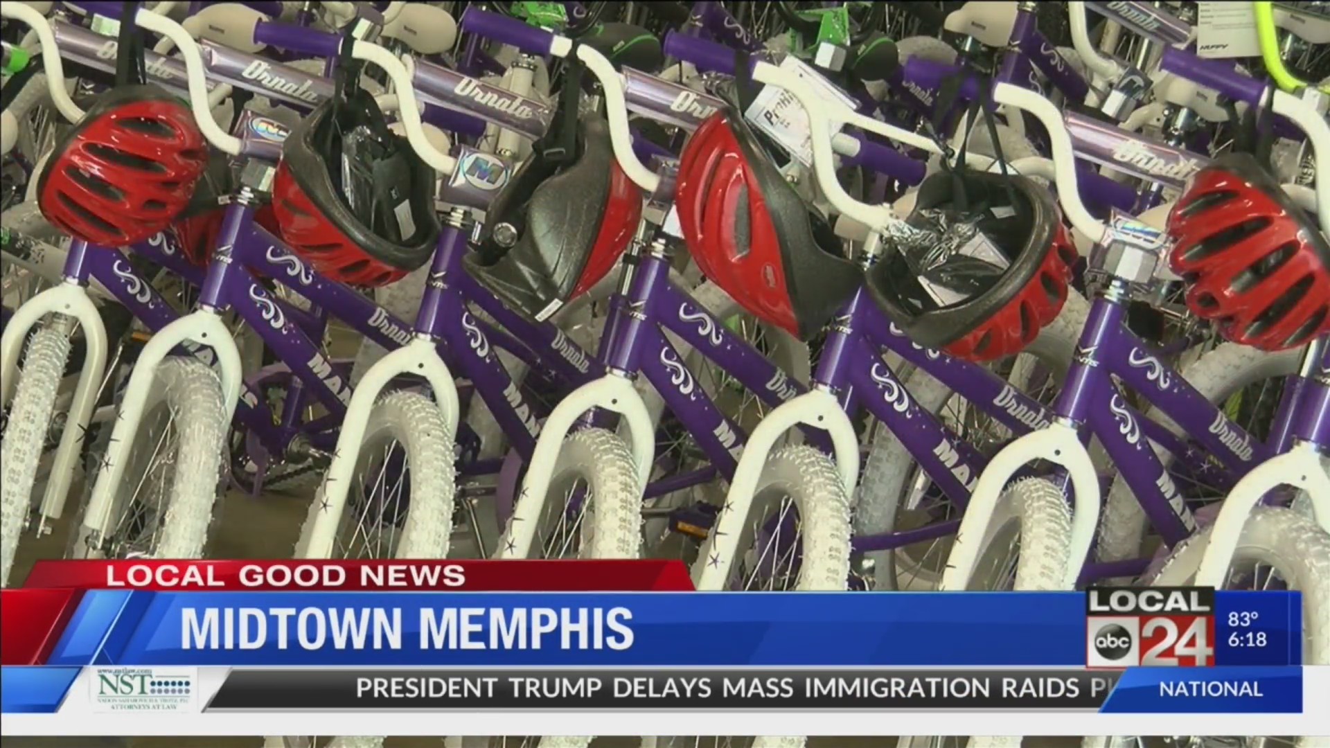 Bike Giveaway for students with perfect attendance