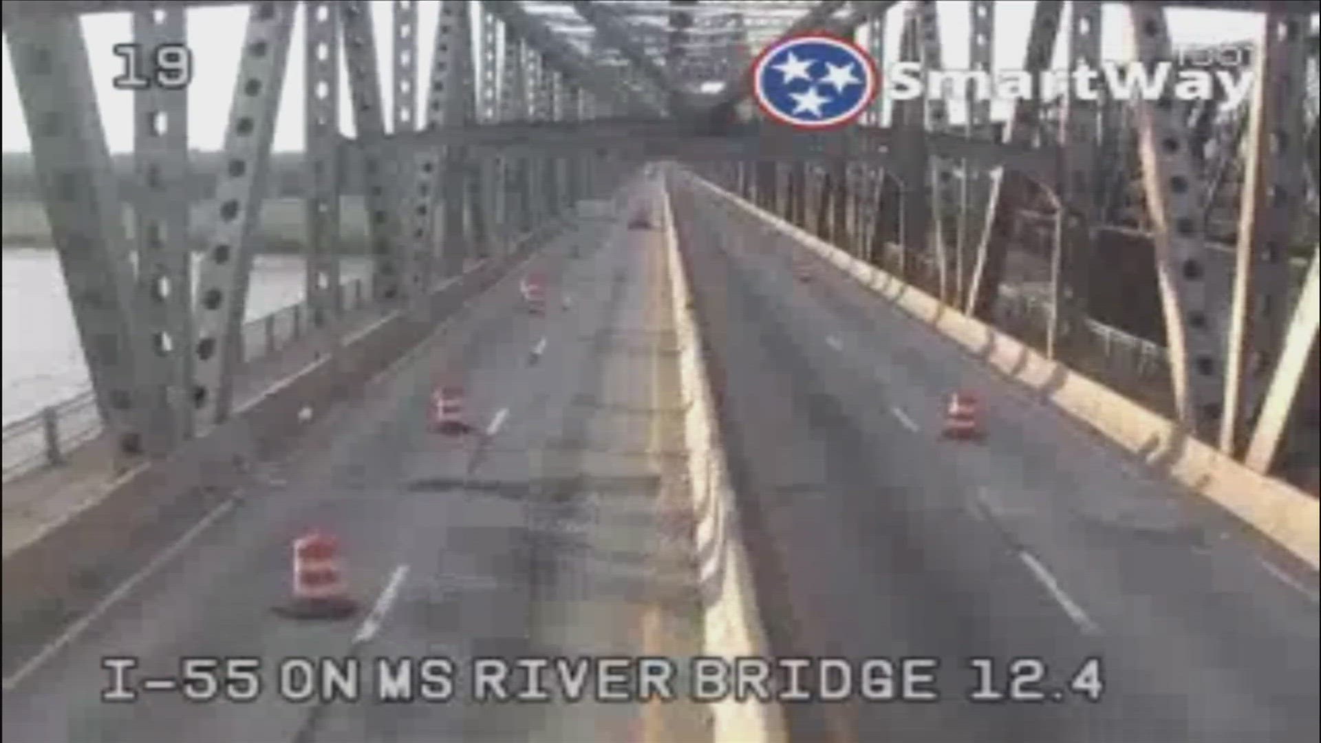 The I-55 bridge was scheduled to be closed from Saturday to Monday morning, but officials have communicated that it is back open.