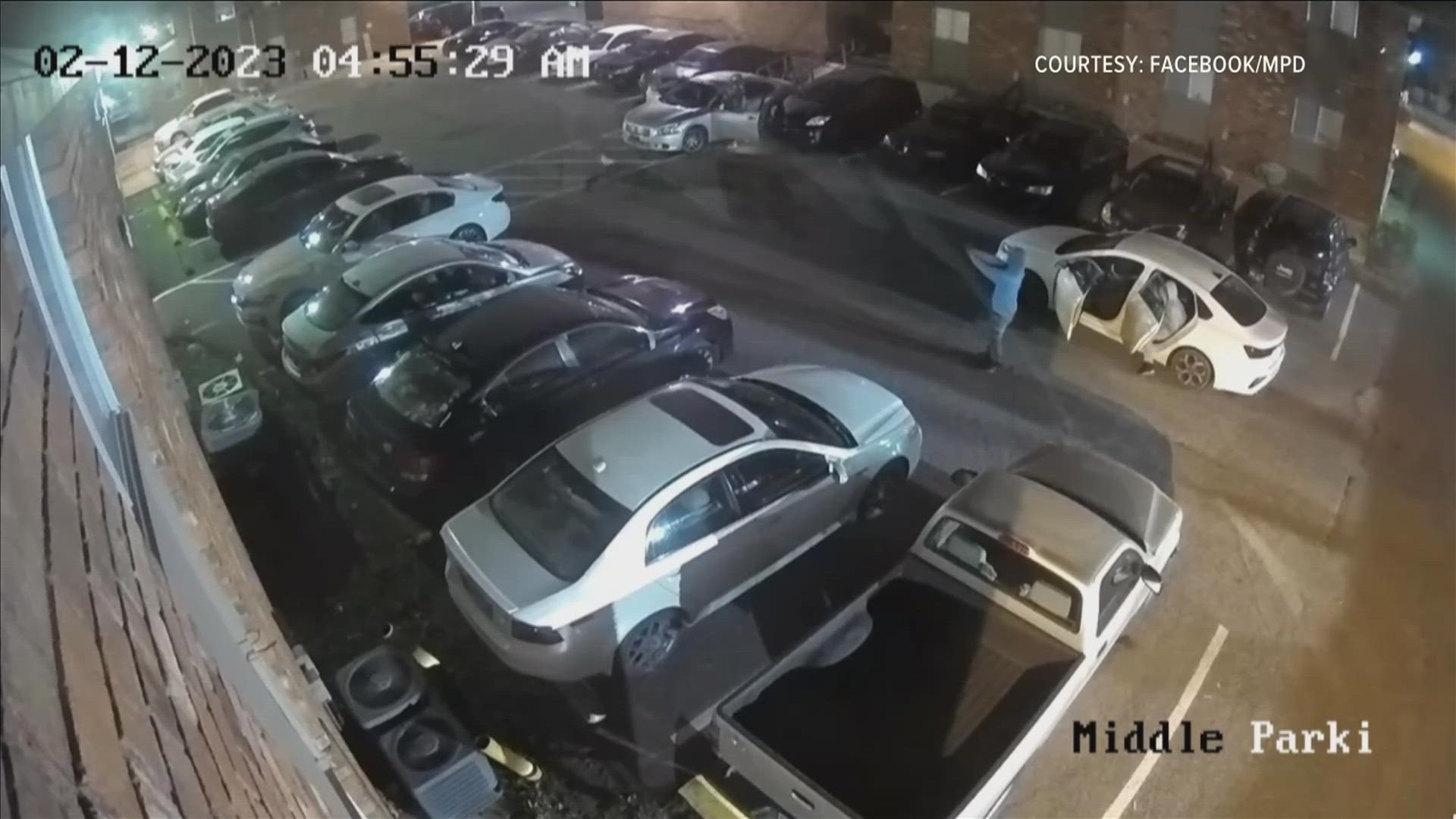 MPD released video of the shooting which happened just before 5 a.m. on Sunday, Feb. 12, 2023, at an apartment complex in the 3200 block of Southern Avenue.