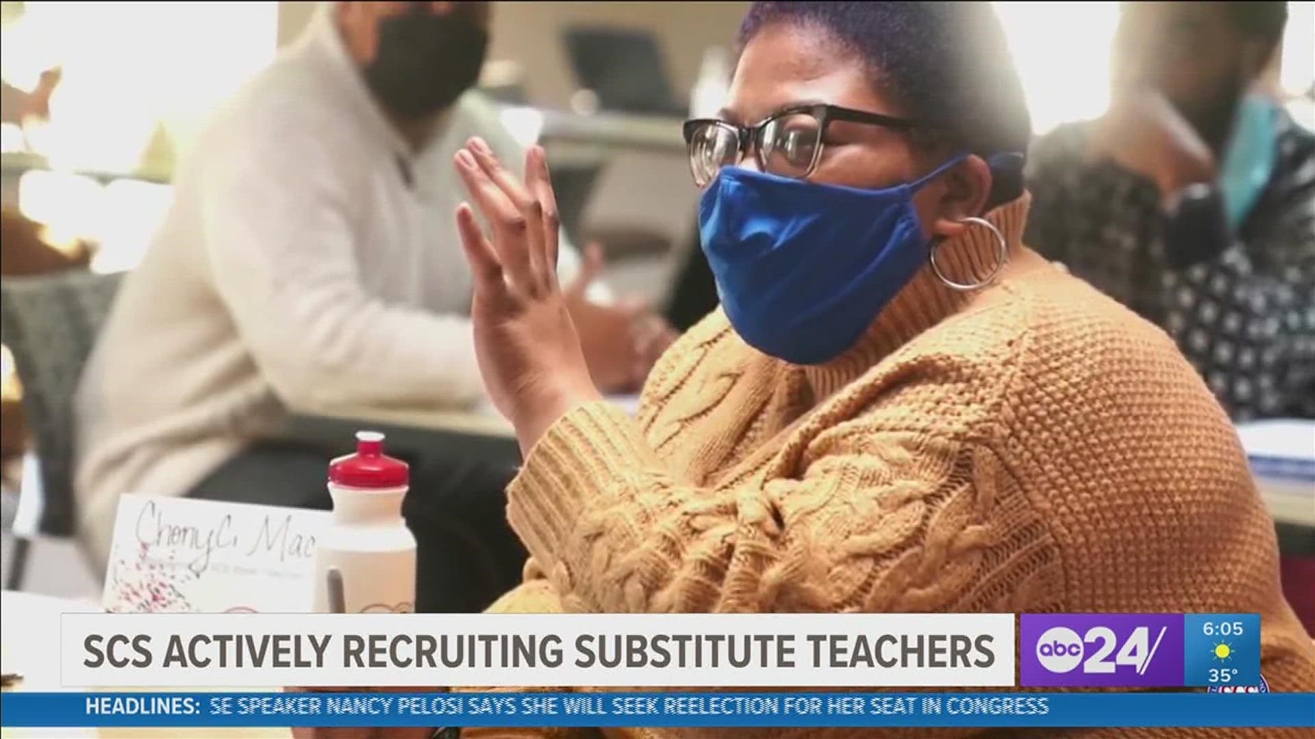 Earlier this month, the district changed the requirements and upped the pay for substitute teachers.