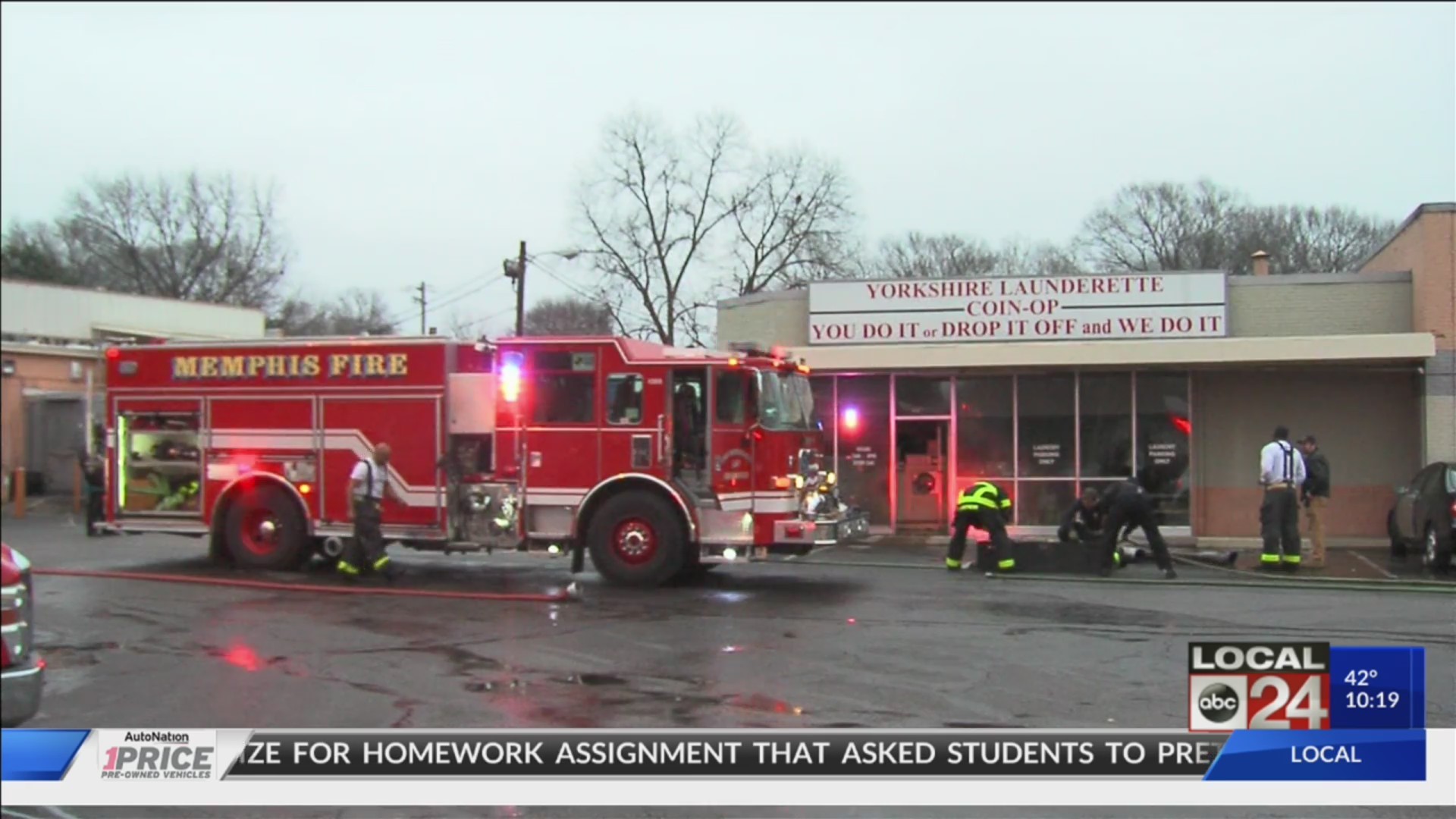 Fire At Laundromat Causes Evacuation Of Bowling Alley Next To It Localmemphis Com