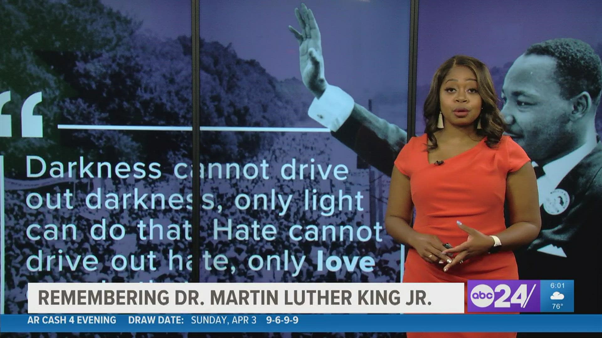 Cleophus Smith, who still works for the city of Memphis, marched with Dr. King and heard his Mountaintop speech the day before his assassination.