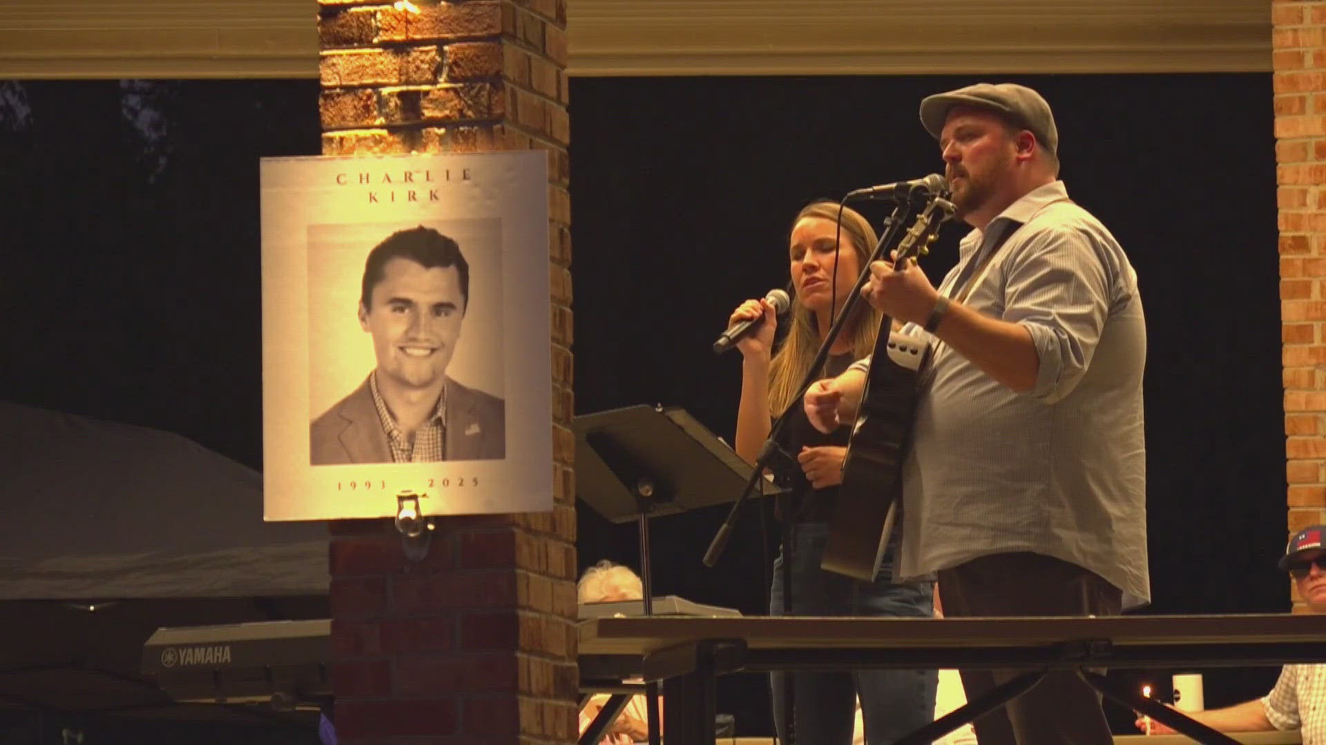 Hundreds gather in Germantown to honor Charlie Kirk, vow to carry on his message