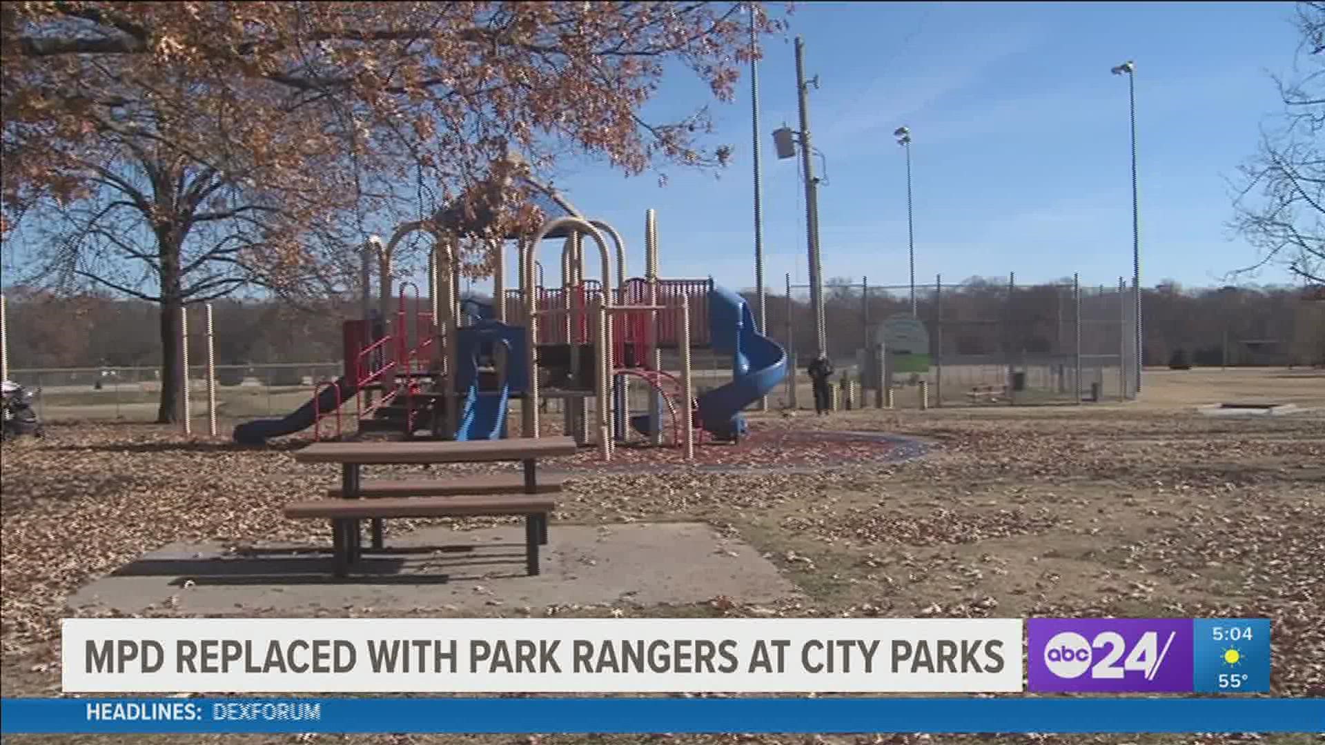 The nearly dozen park rangers will keep tabs across the Bluff City while also educating and assisting park users.