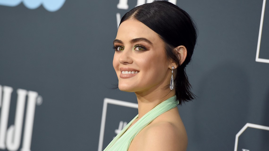 la la land emma stone green dress Gold Filled Green Moss Aquamarine Necklace main image 0