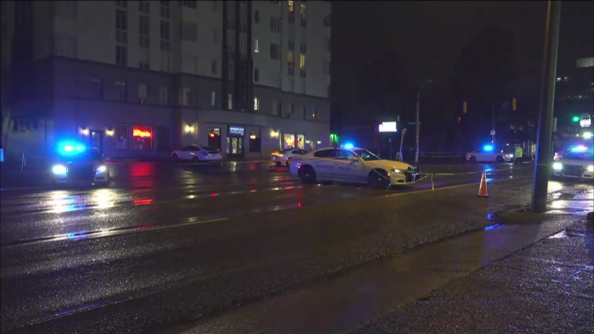 Memphis Police said the crash occurred at Union Avenue and Kimbrough Street Tuesday night.