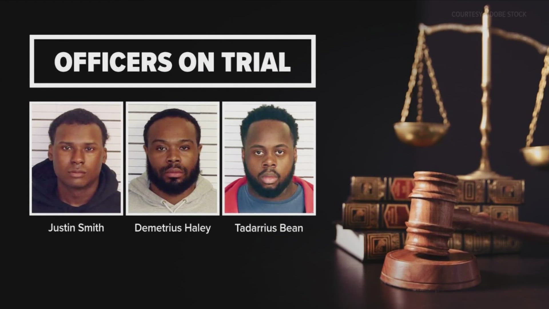 Jury members were chosen and sworn in Tuesday, Sept. 10, on the second day of federal trial for three former Memphis police officers.