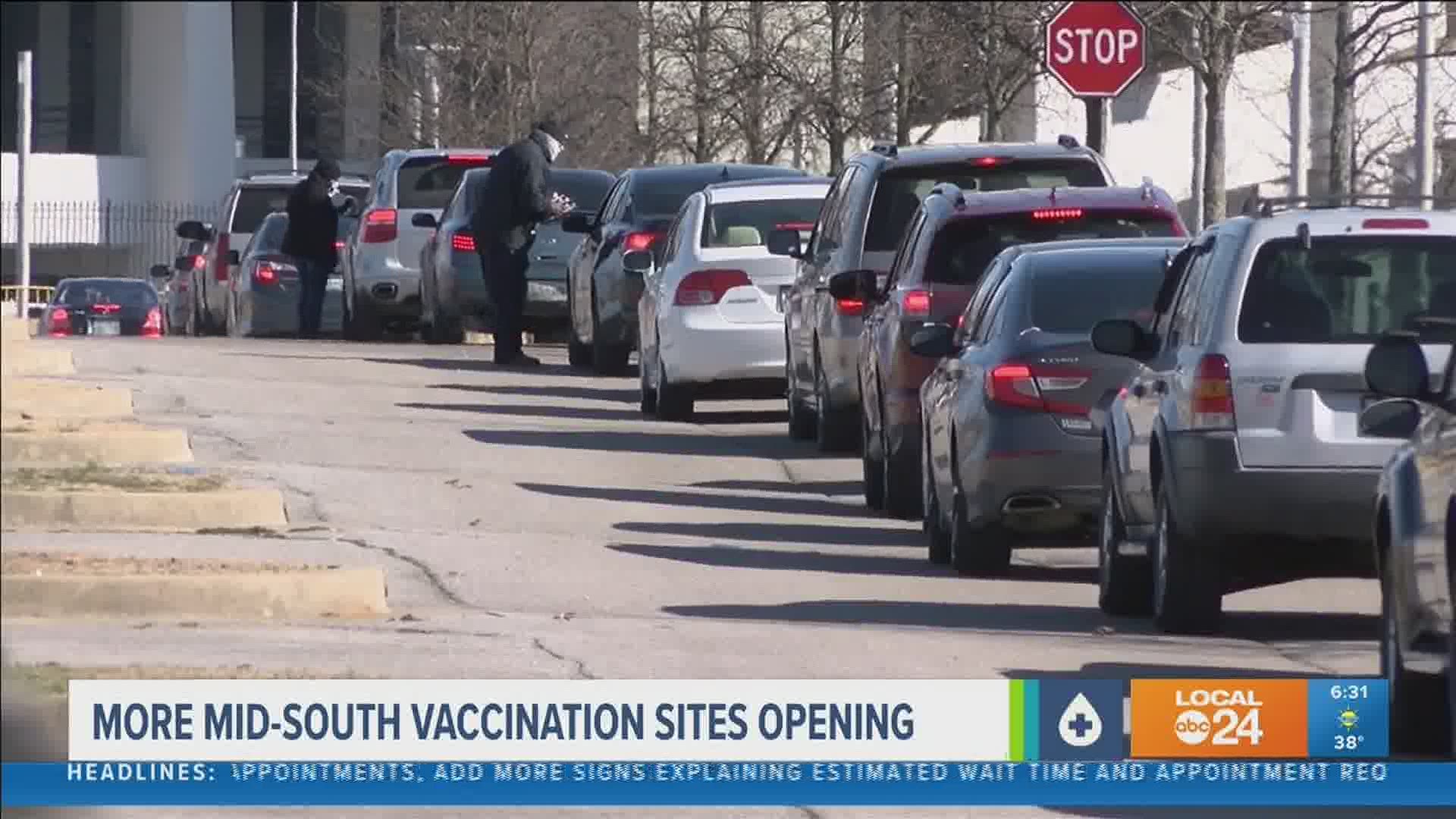 Last week, COVID-19 vaccination sites were met with long lines and wait times. Now, SCHD is planning a vaccination site in Germantown and Whitehaven