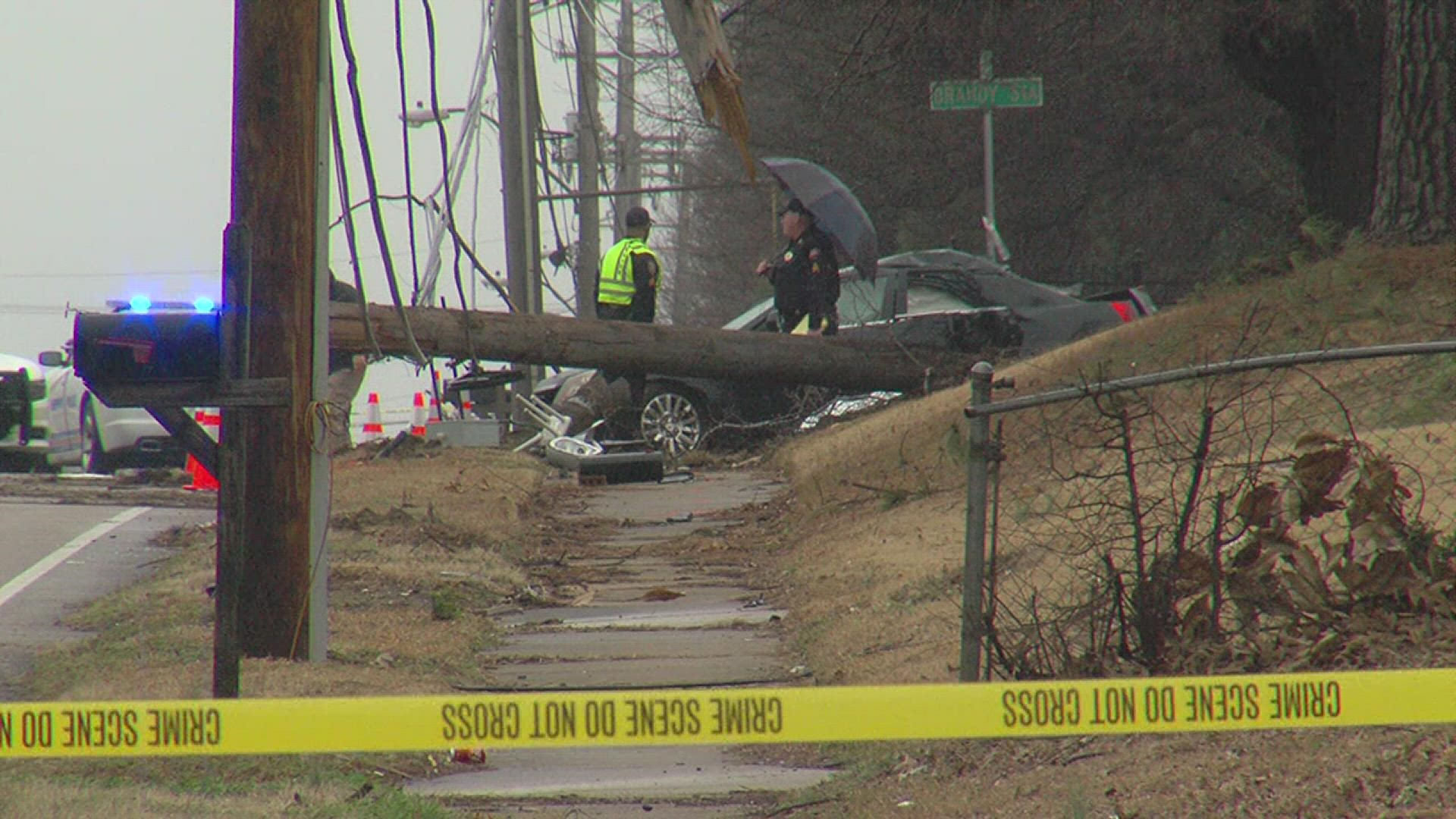 Eastbound lanes of Shelby Dr. were shut down for several hours while officers investigated the crash.