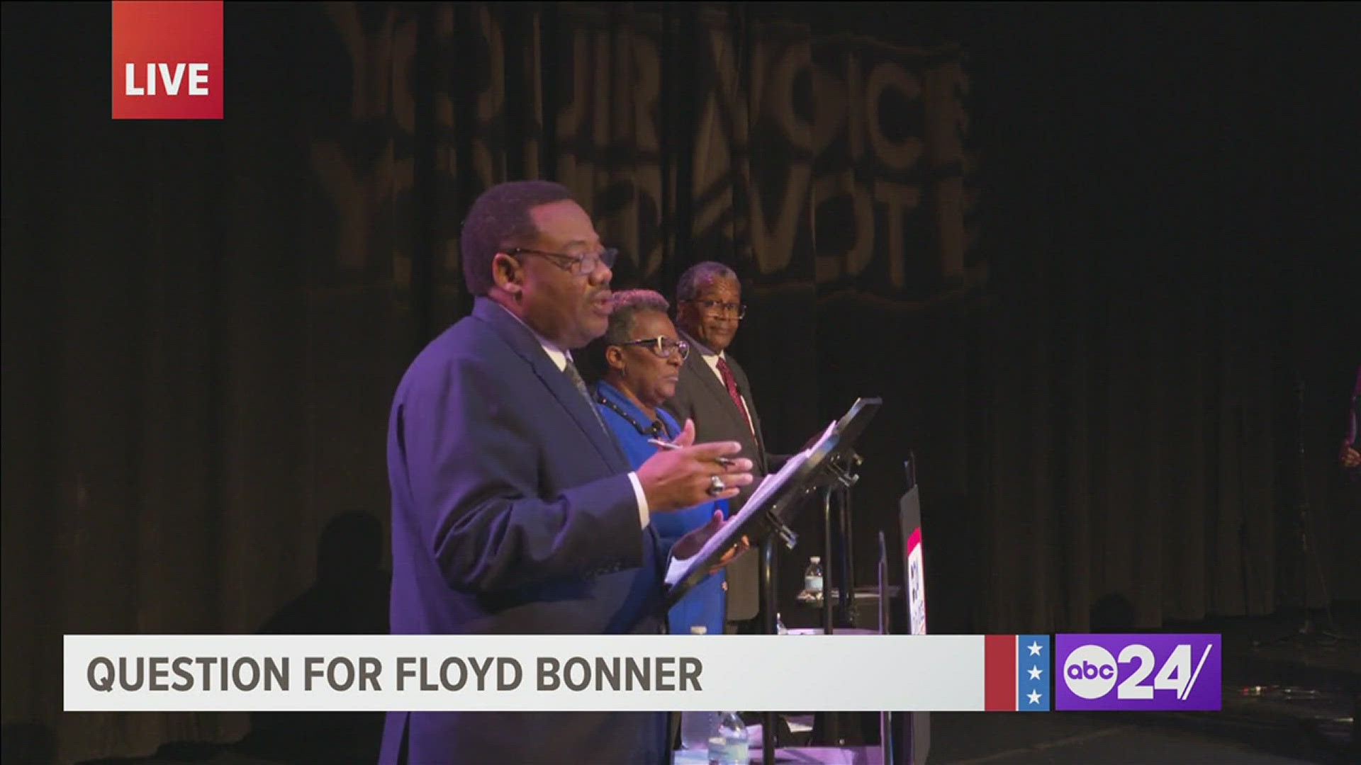 Memphis mayoral candidate and Shelby County Sheriff Floyd Bonner speaks to criticisms regarding 44 deaths that have taken place in jail since he became sheriff.