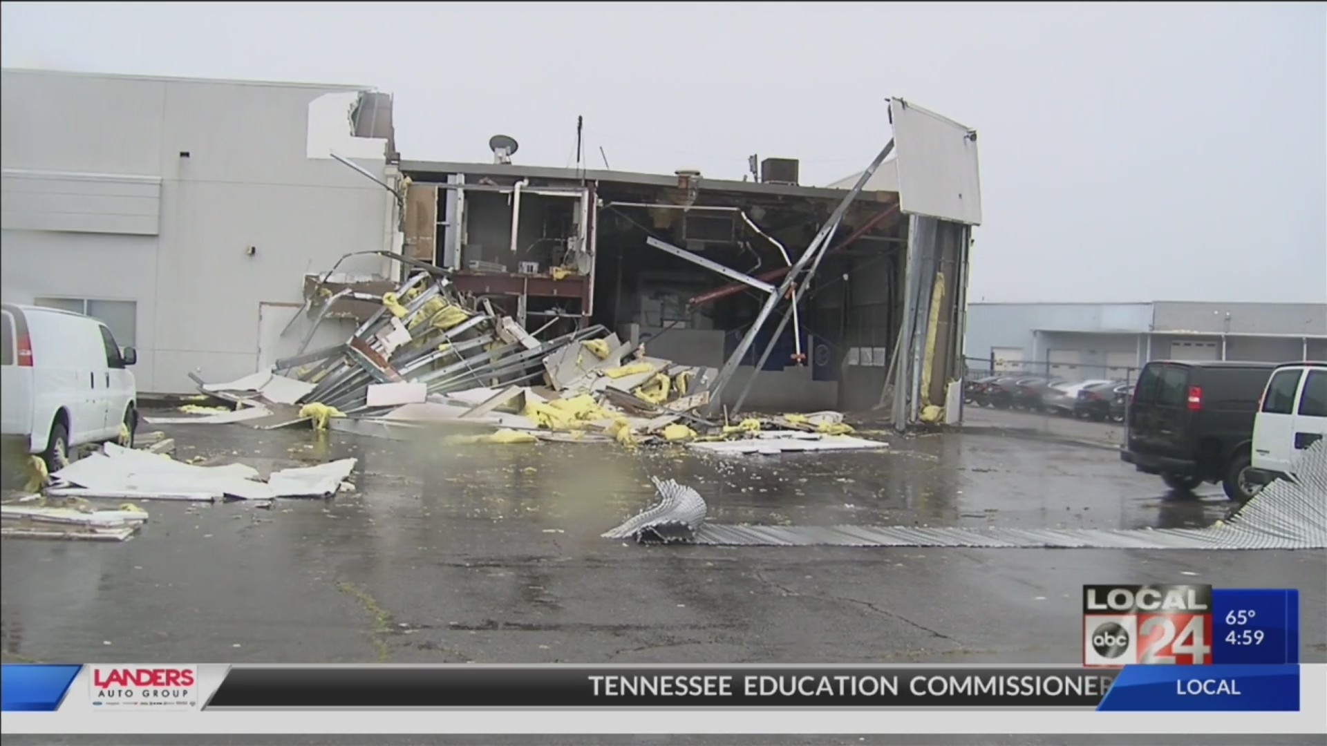 Tornado and severe storms cause damage throughout Memphis