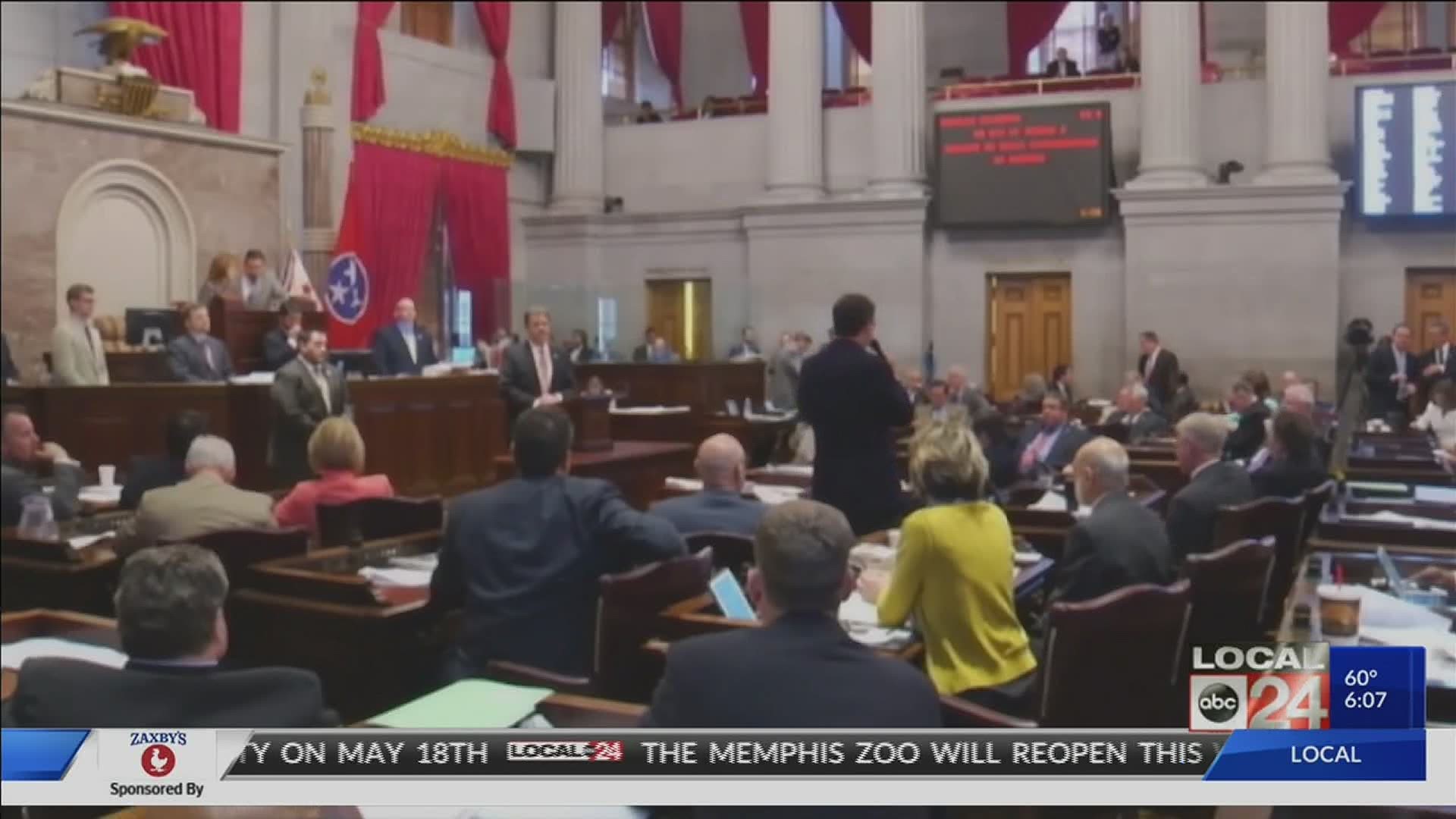 Tennessee lawmakers return to session in June.