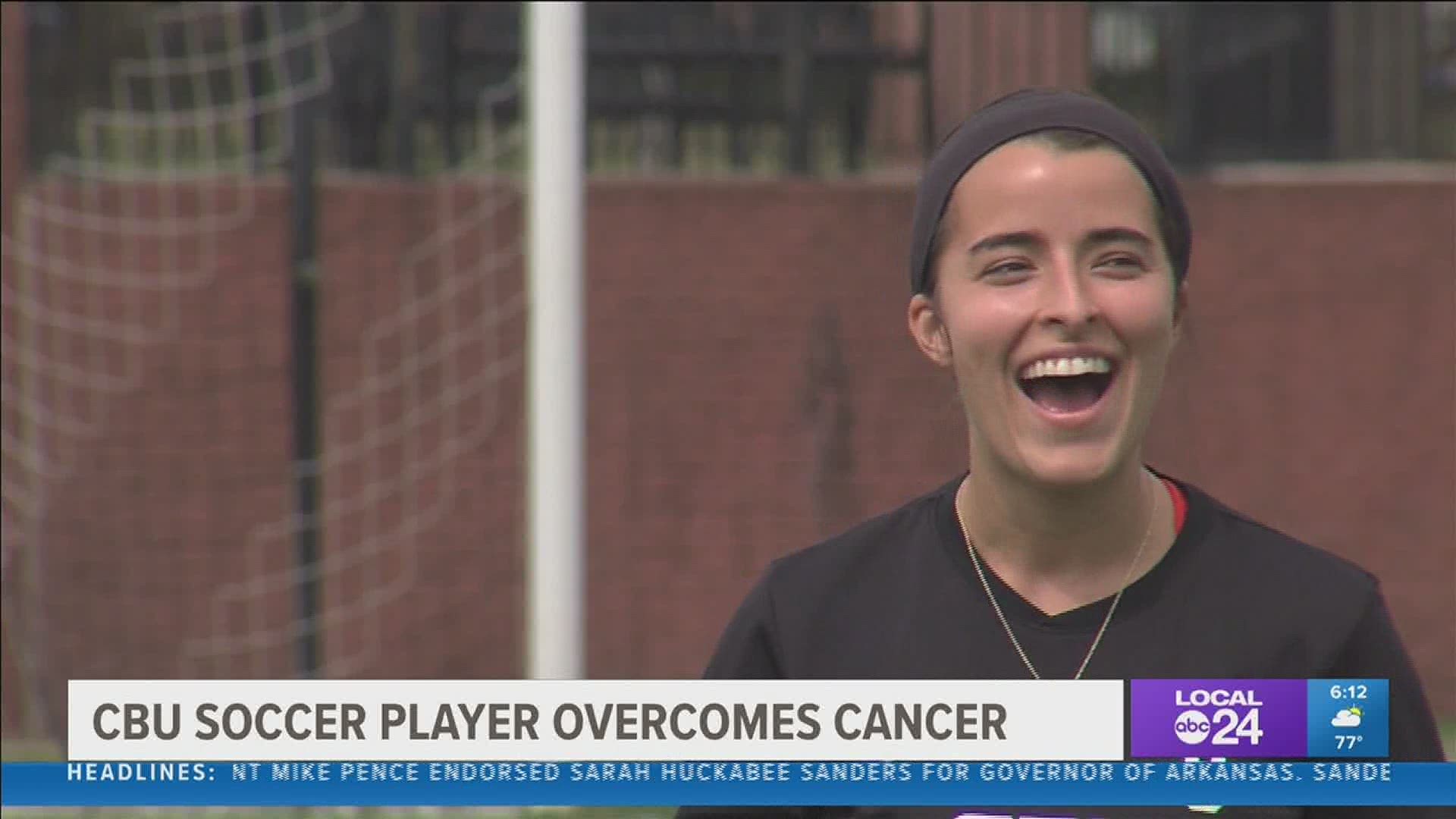 After a 10-month chemo treatment, Della Rosa had a dream that she would make a game-winning assist during her first home game...it came true!